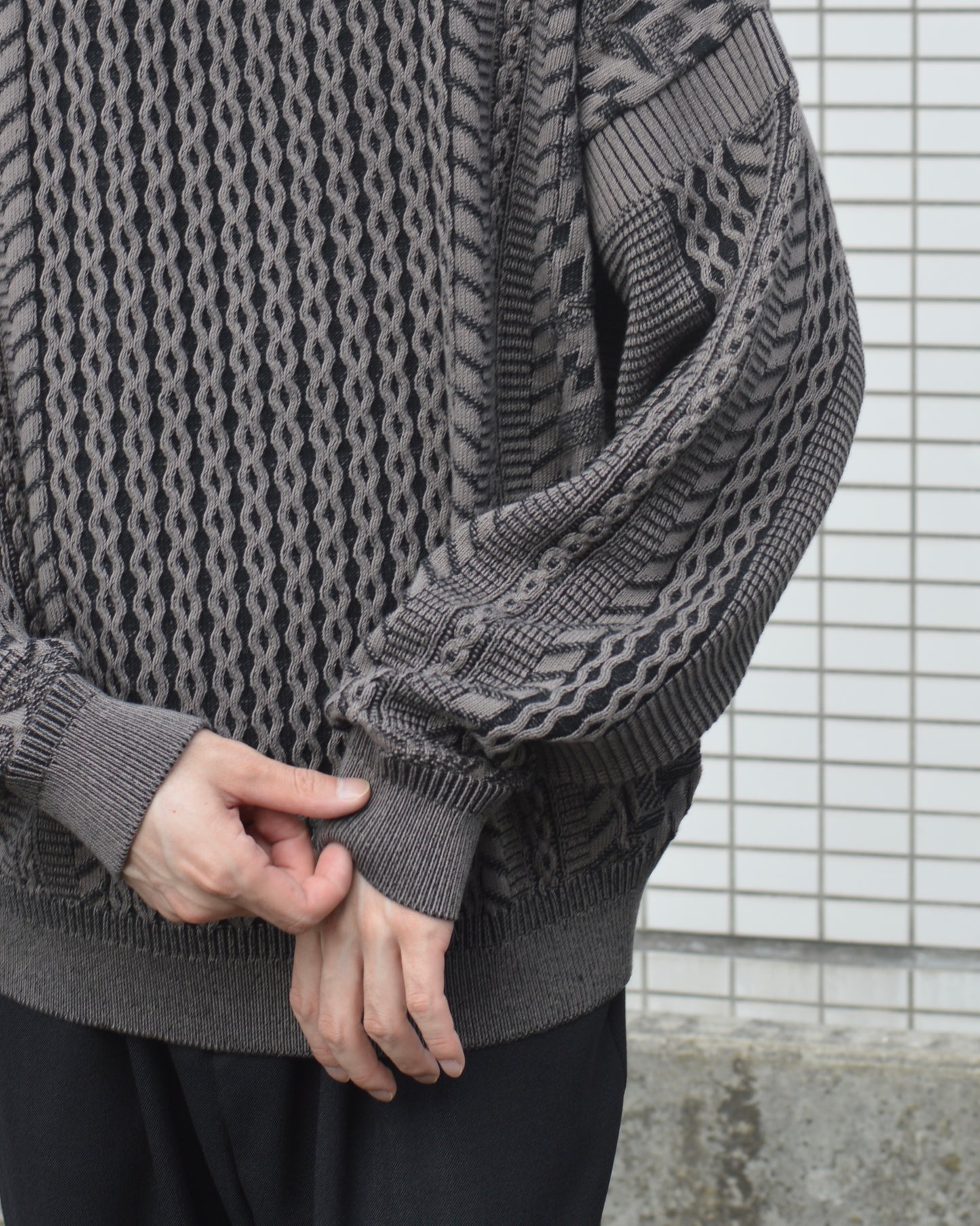 YASHIKI Fubuki Knit GREIGE