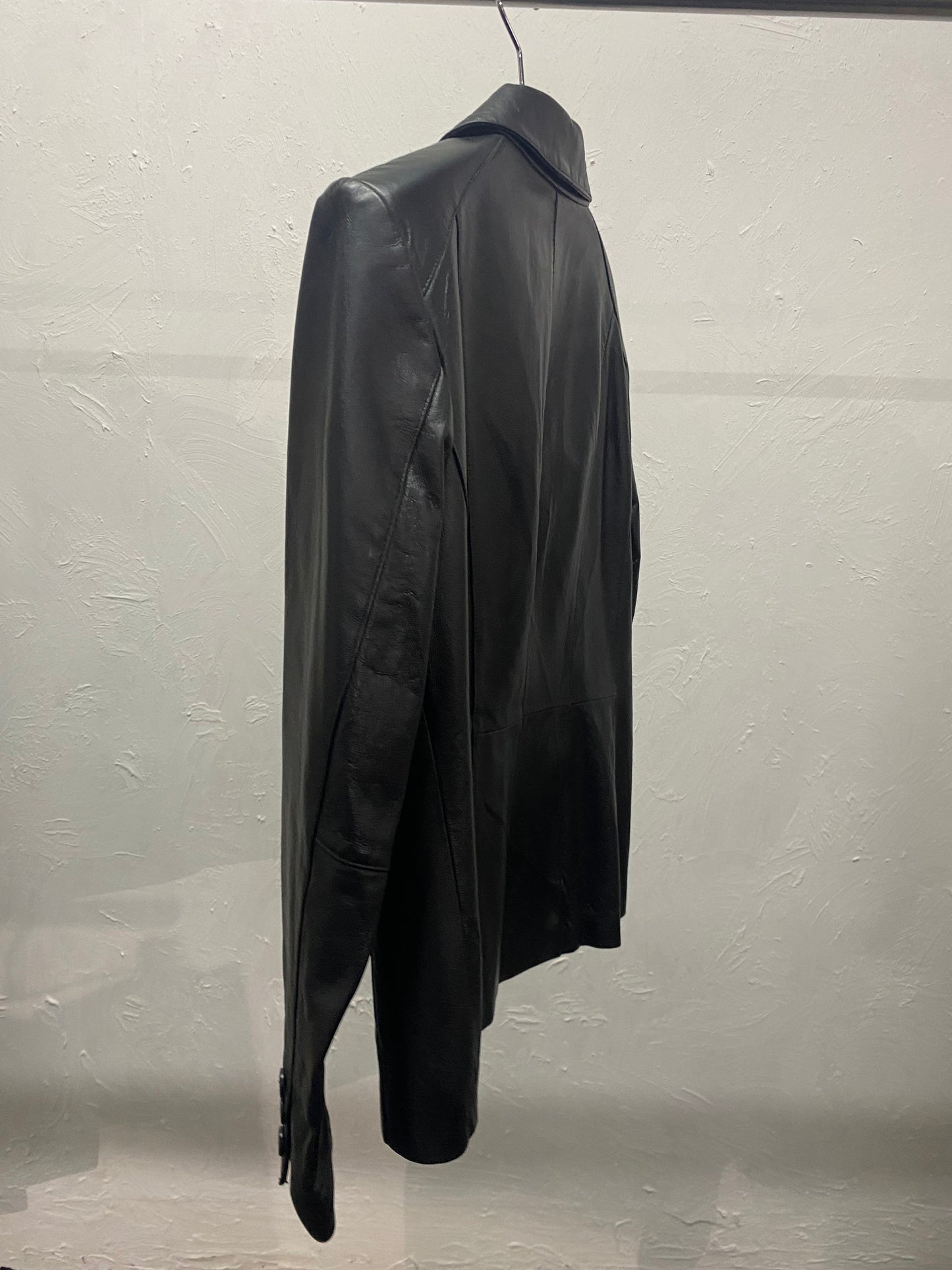 east5th double leather jacket