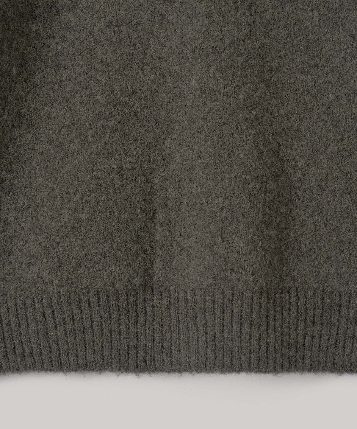 ANOTHER OFFICE Current Alpaca Roundneck Cardigan