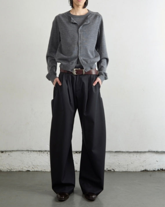 NVRFRGT CURVED LEG UTILITY TROUSERS