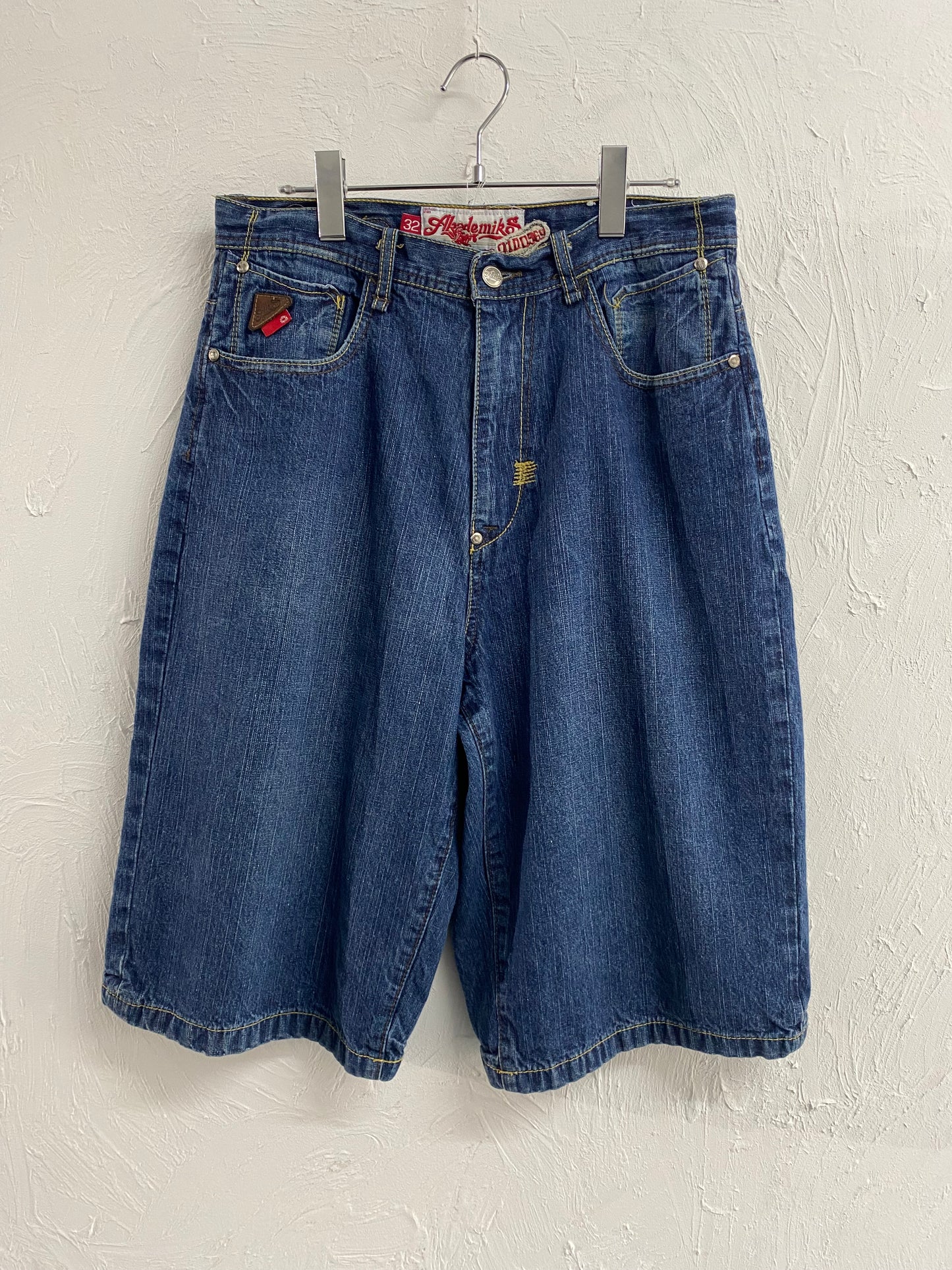 embroidery denim shorts