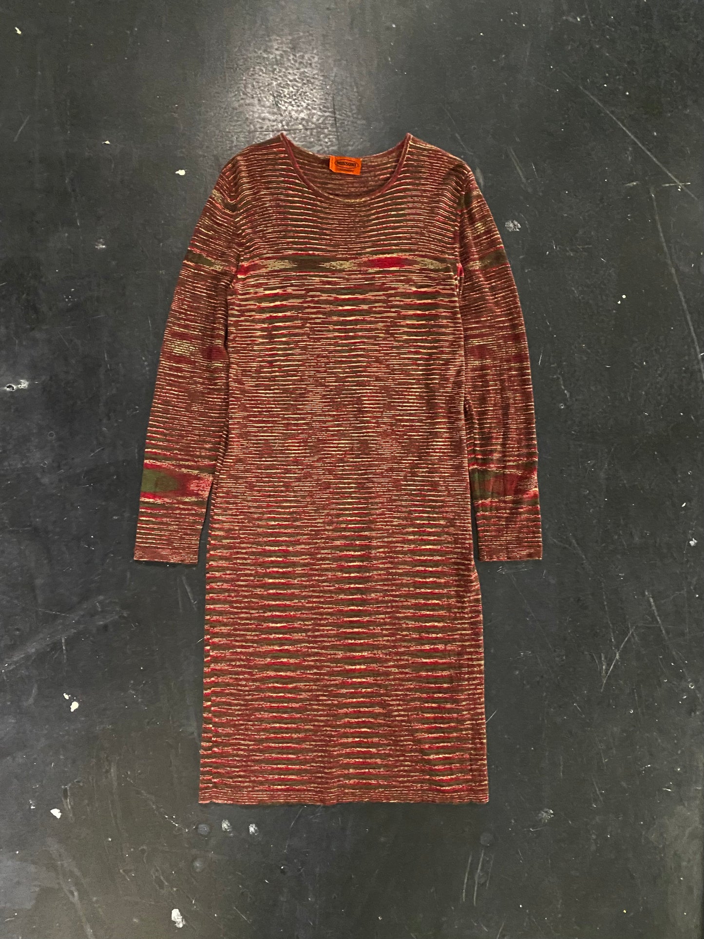 90s MISSONI cashmere silk long dress