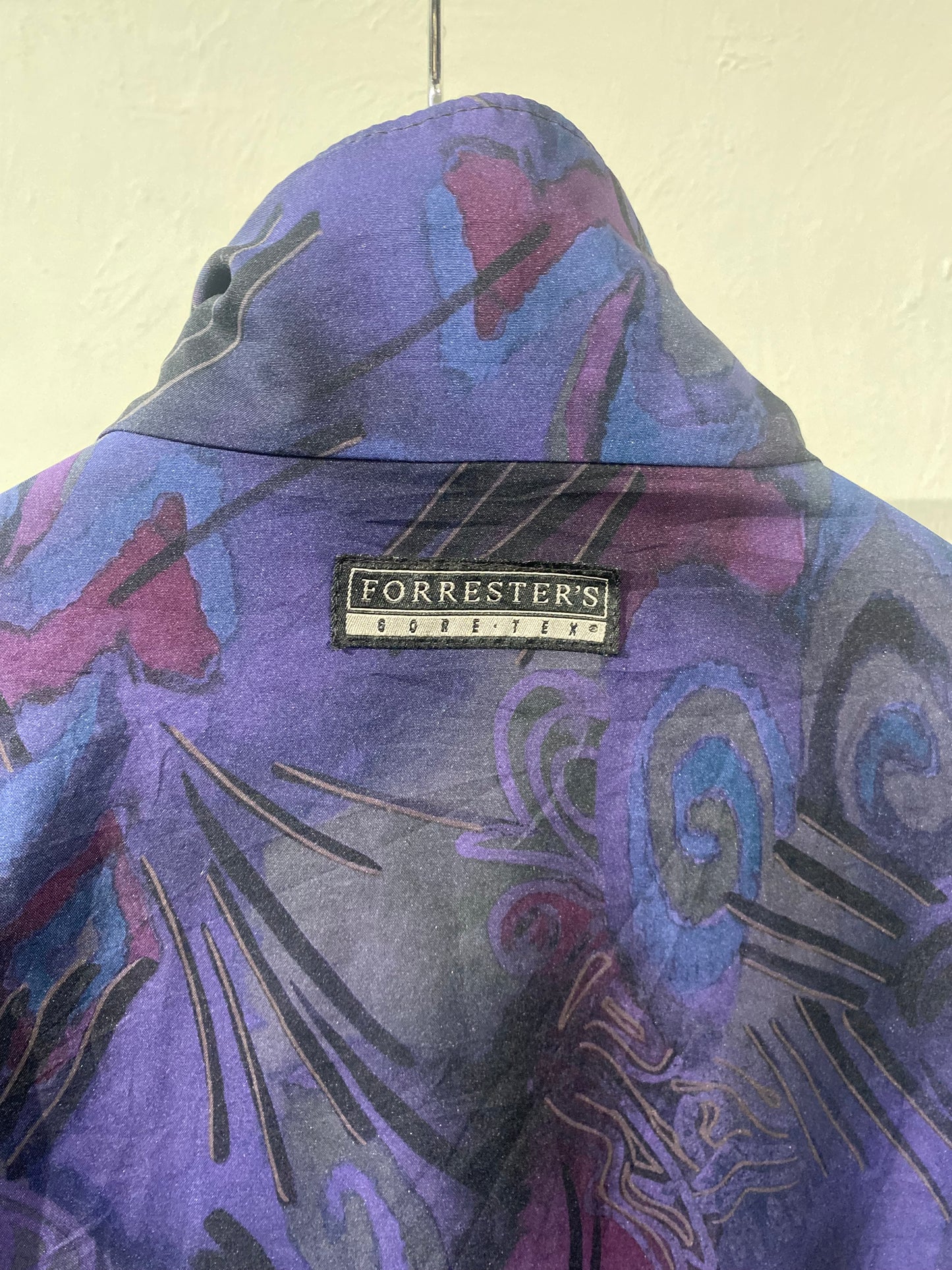 90s FORRESTER'S GORE-TEX all pattern nylon jacket
