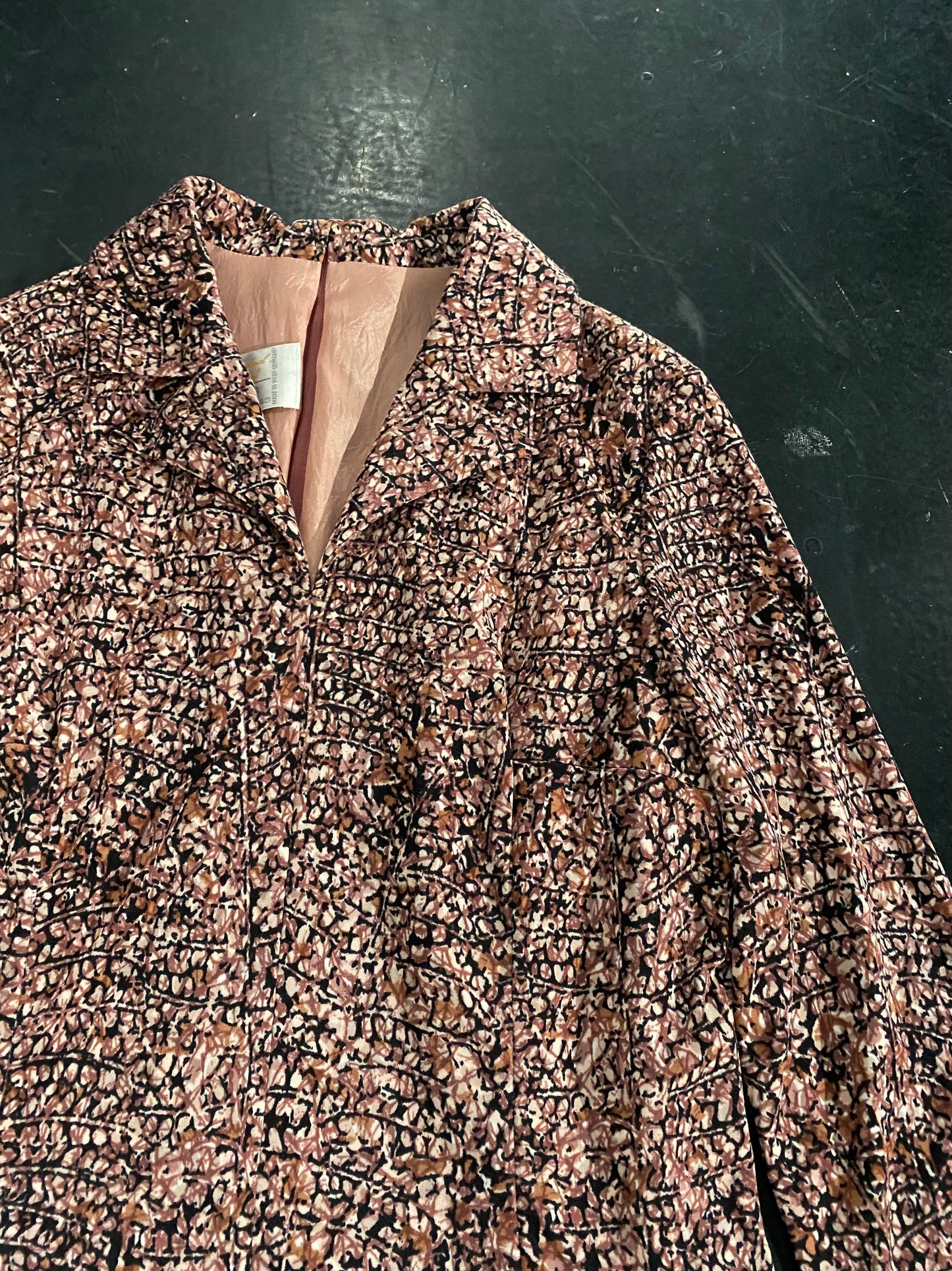 80s velor skipper dress