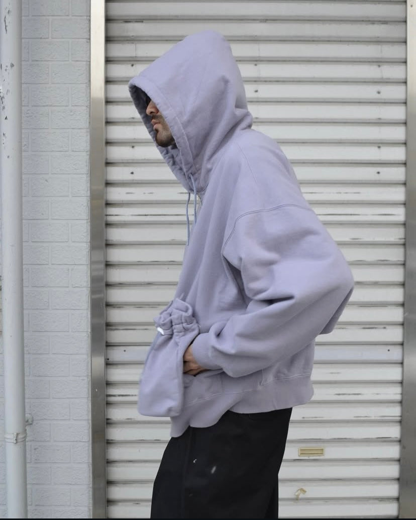 refomed "KINCHAKU" ZIPUP HOODIE LAVENDER