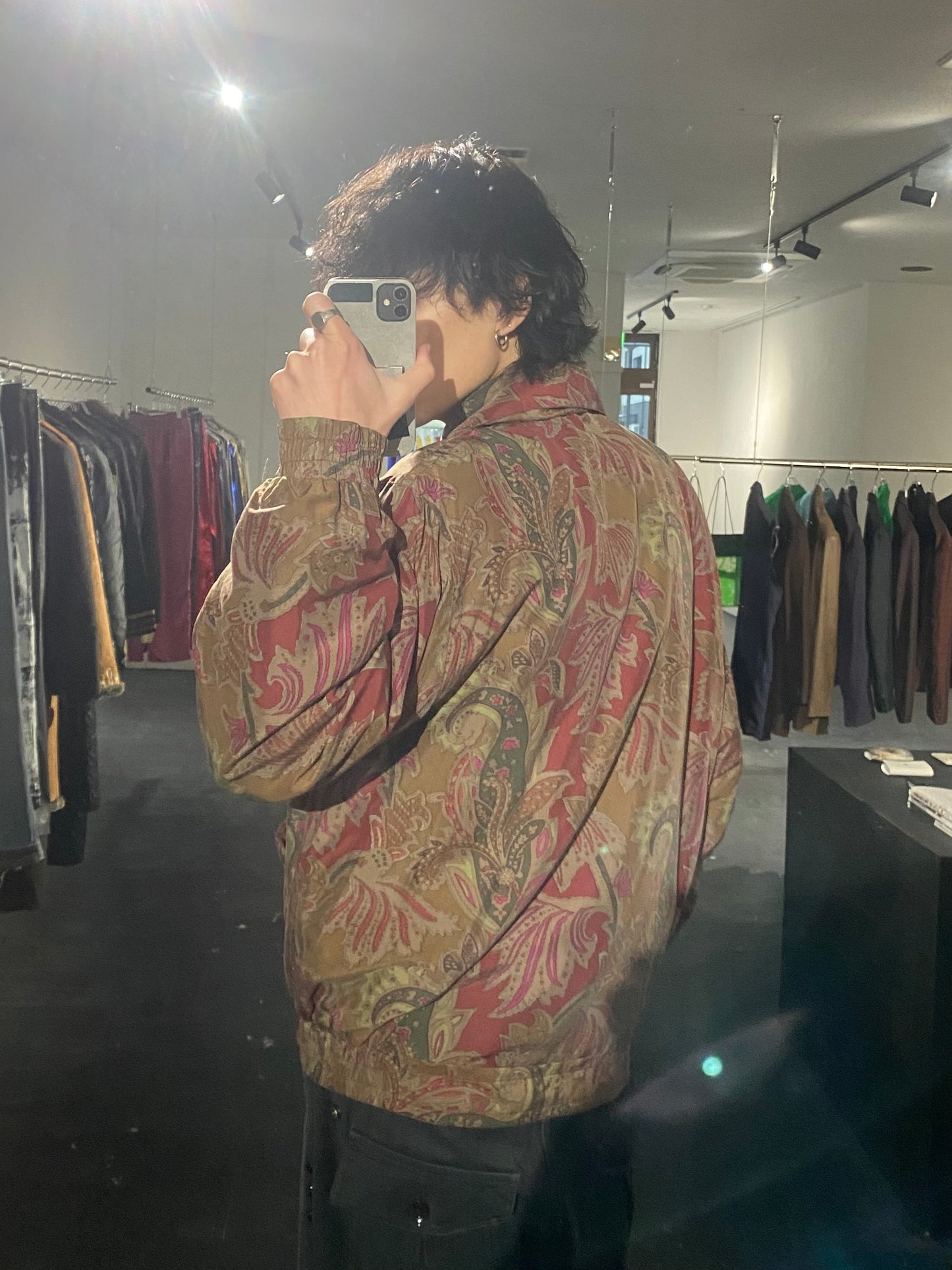 allover pattern jacket