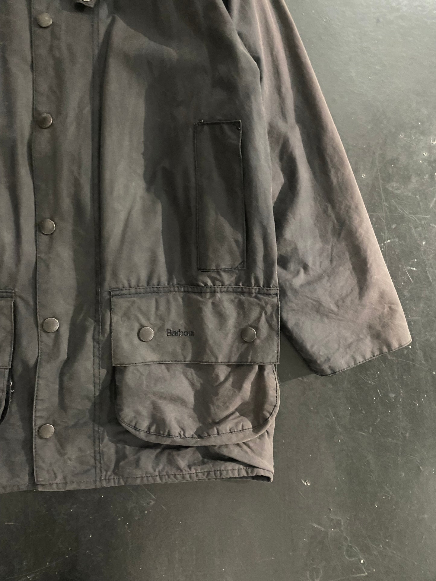 00s Barbour 『BEAUFORT』waxed cotton jacket