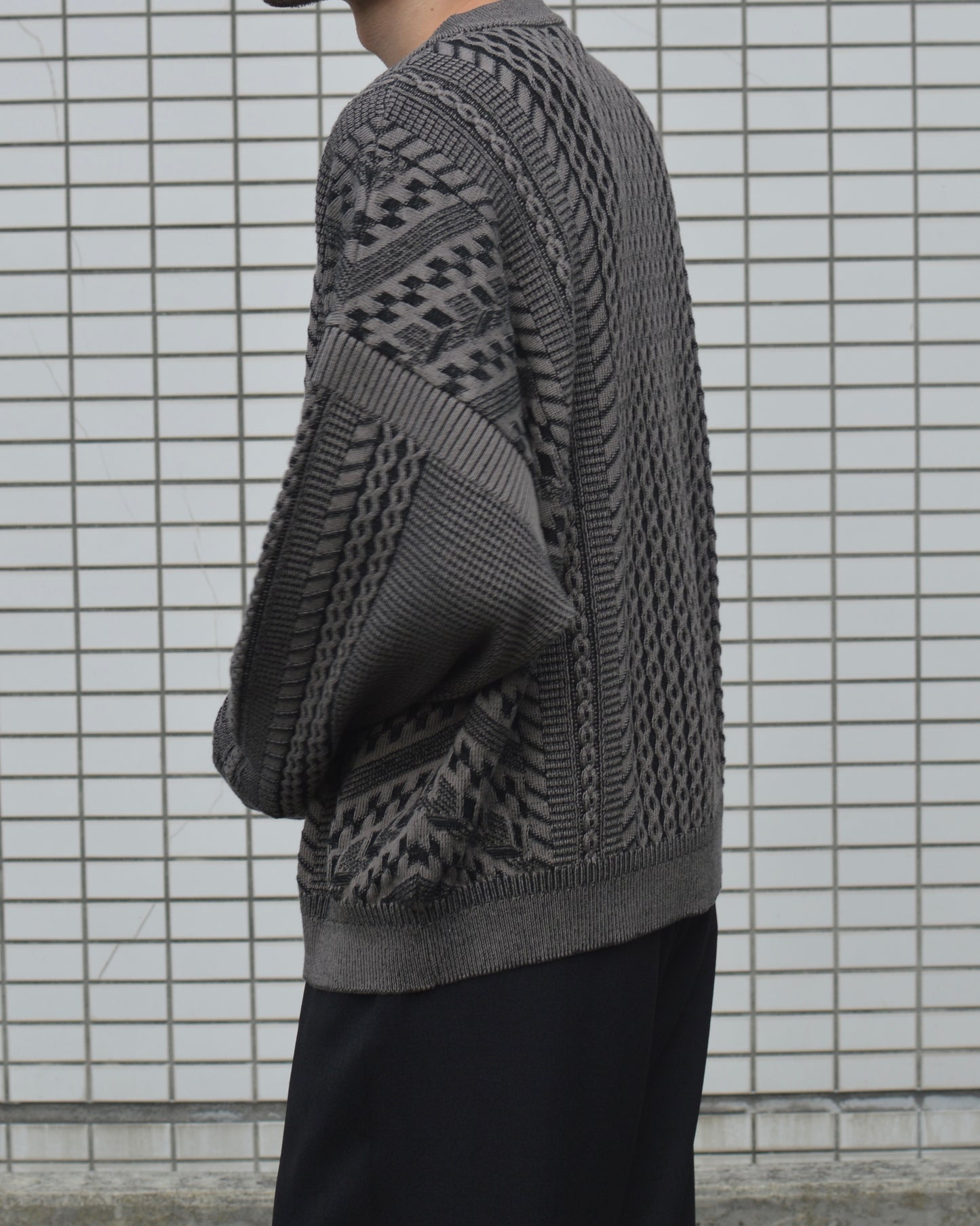 YASHIKI Fubuki Knit GREIGE