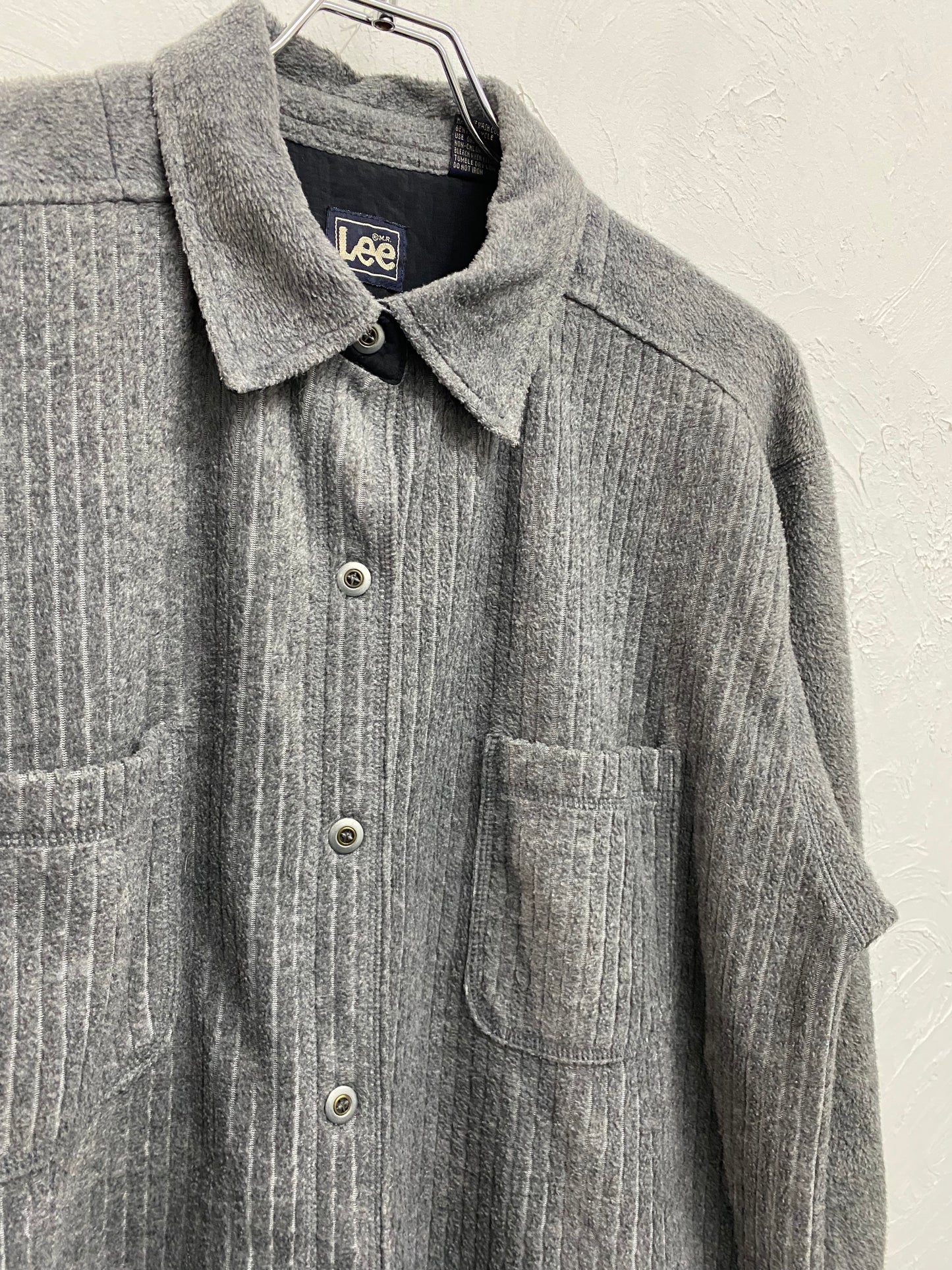 Lee fleece stripe design shirt