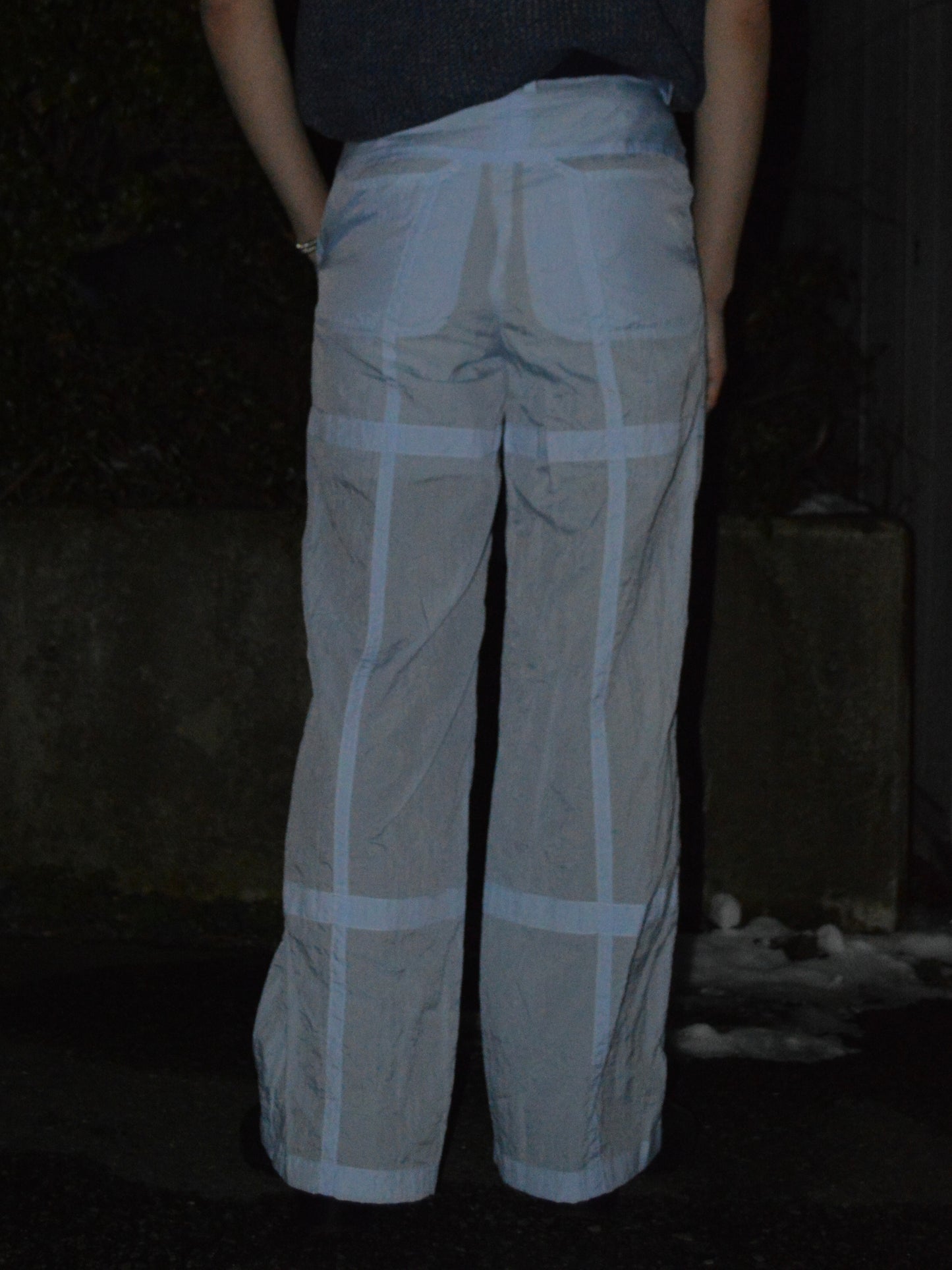 fluss / sheer nylon trousers