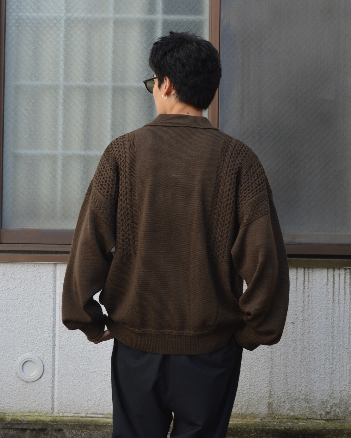 YASHIKI Hatsuyuki Knit BROWN