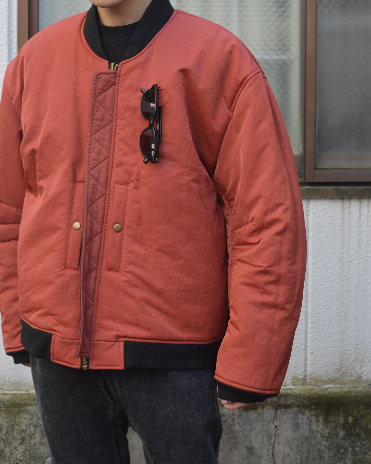 Skull dog Oversized Bomber jacket type