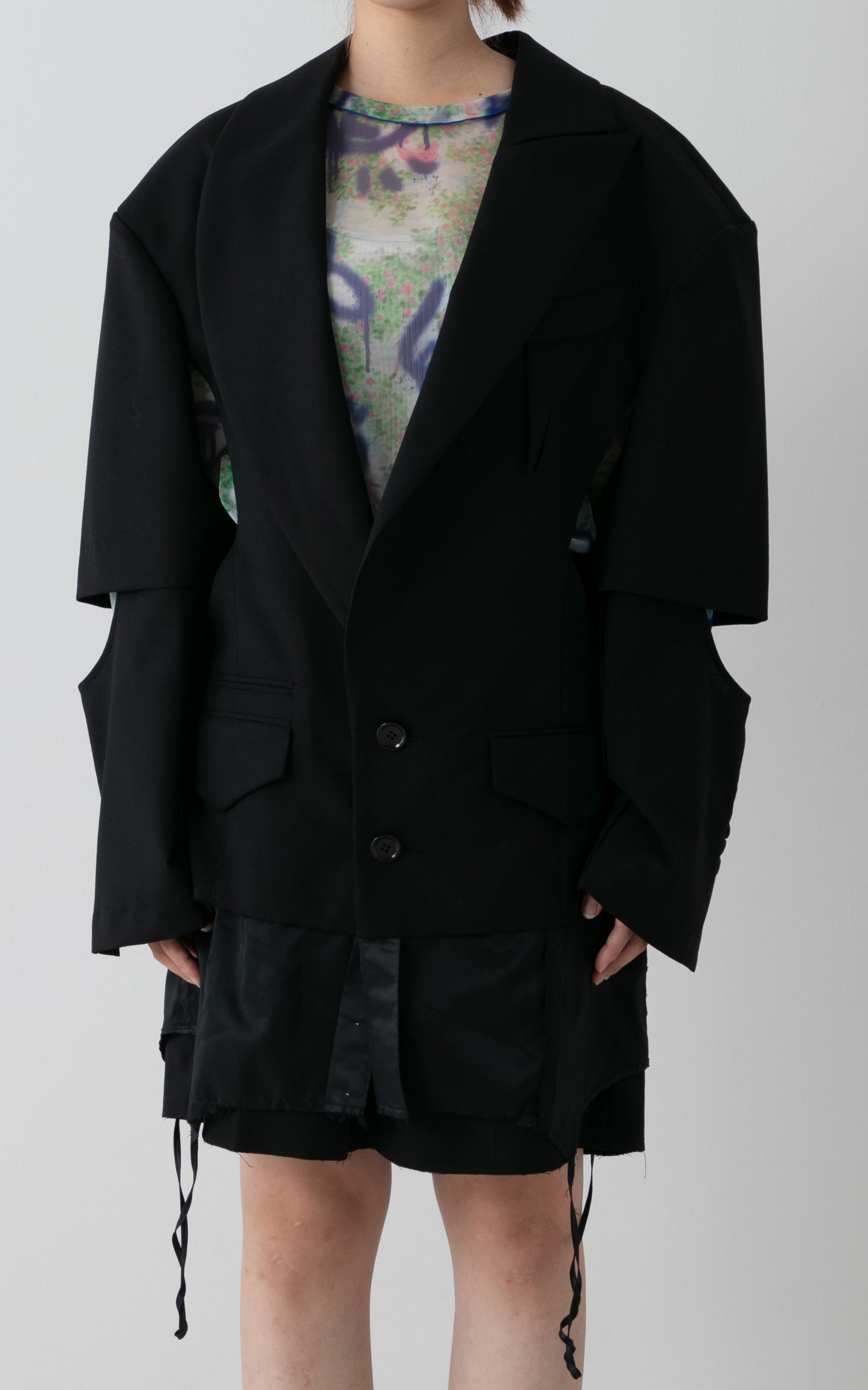 BASE MARK layered wide JK BLACK