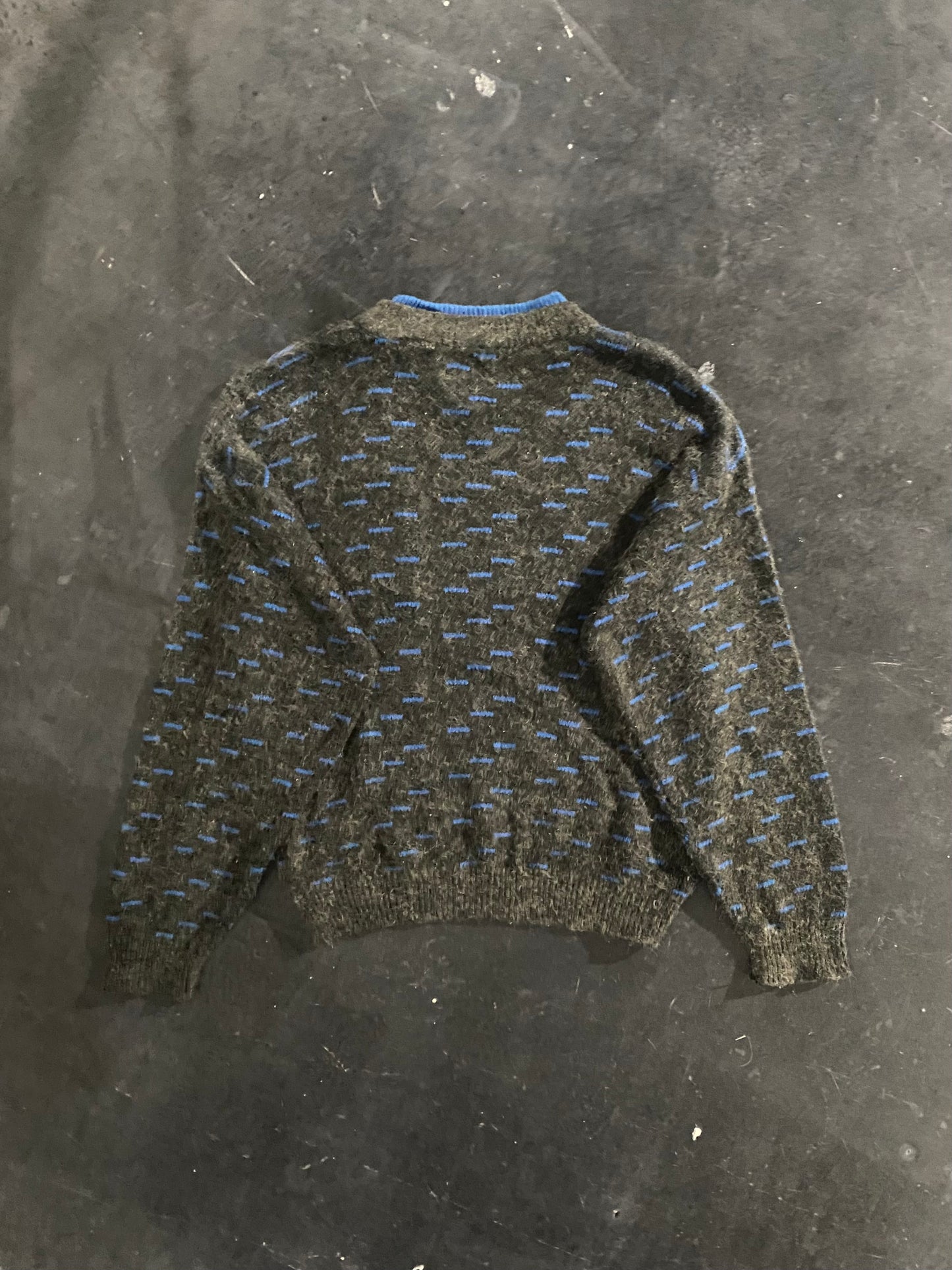 layered neck knit