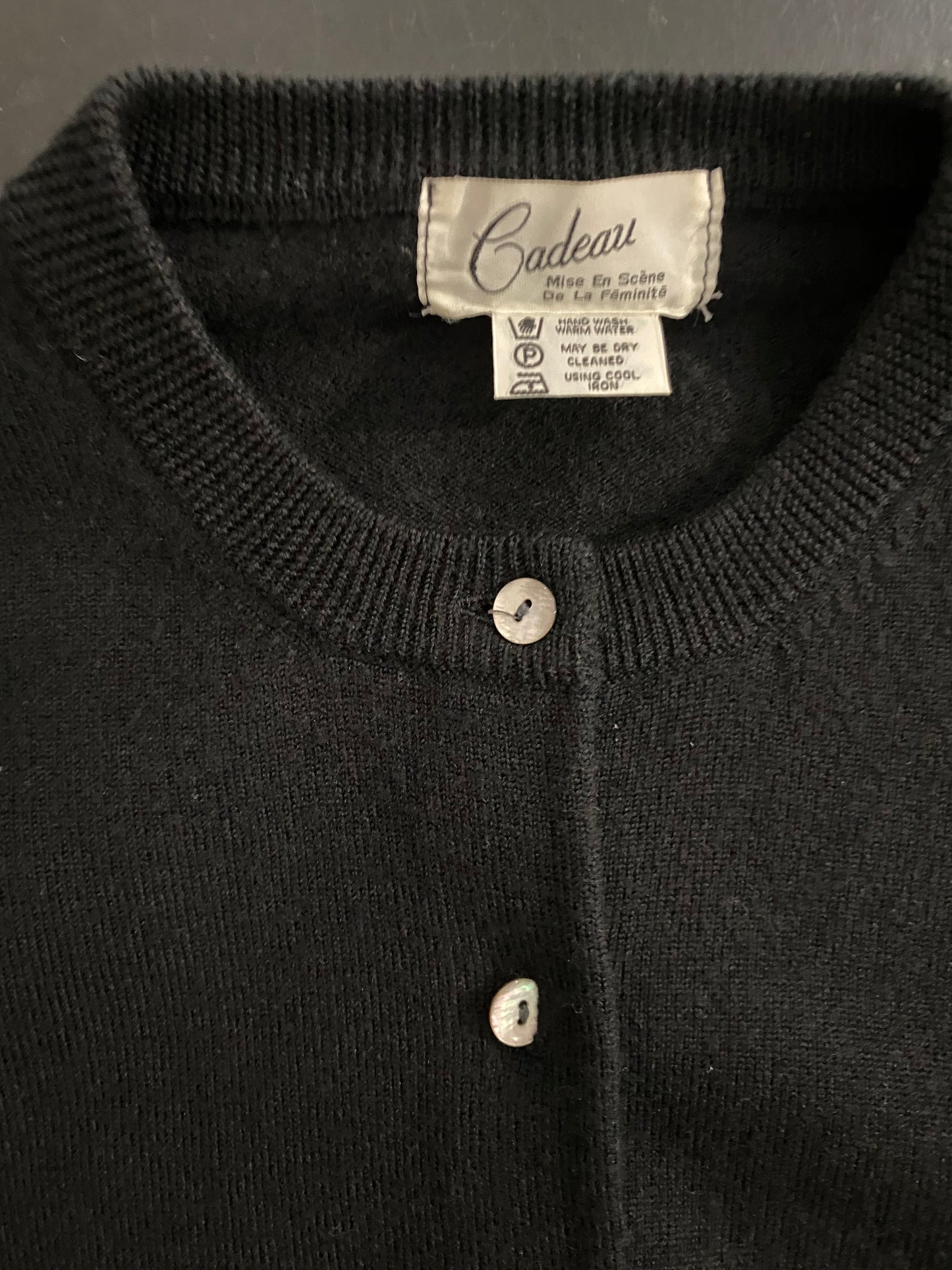 Cadeau wool crew neck cardigan