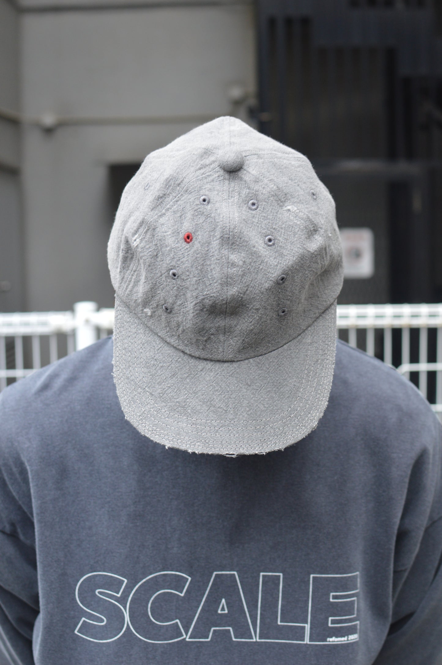JIAN YE 朱点童子 CAP GRAY