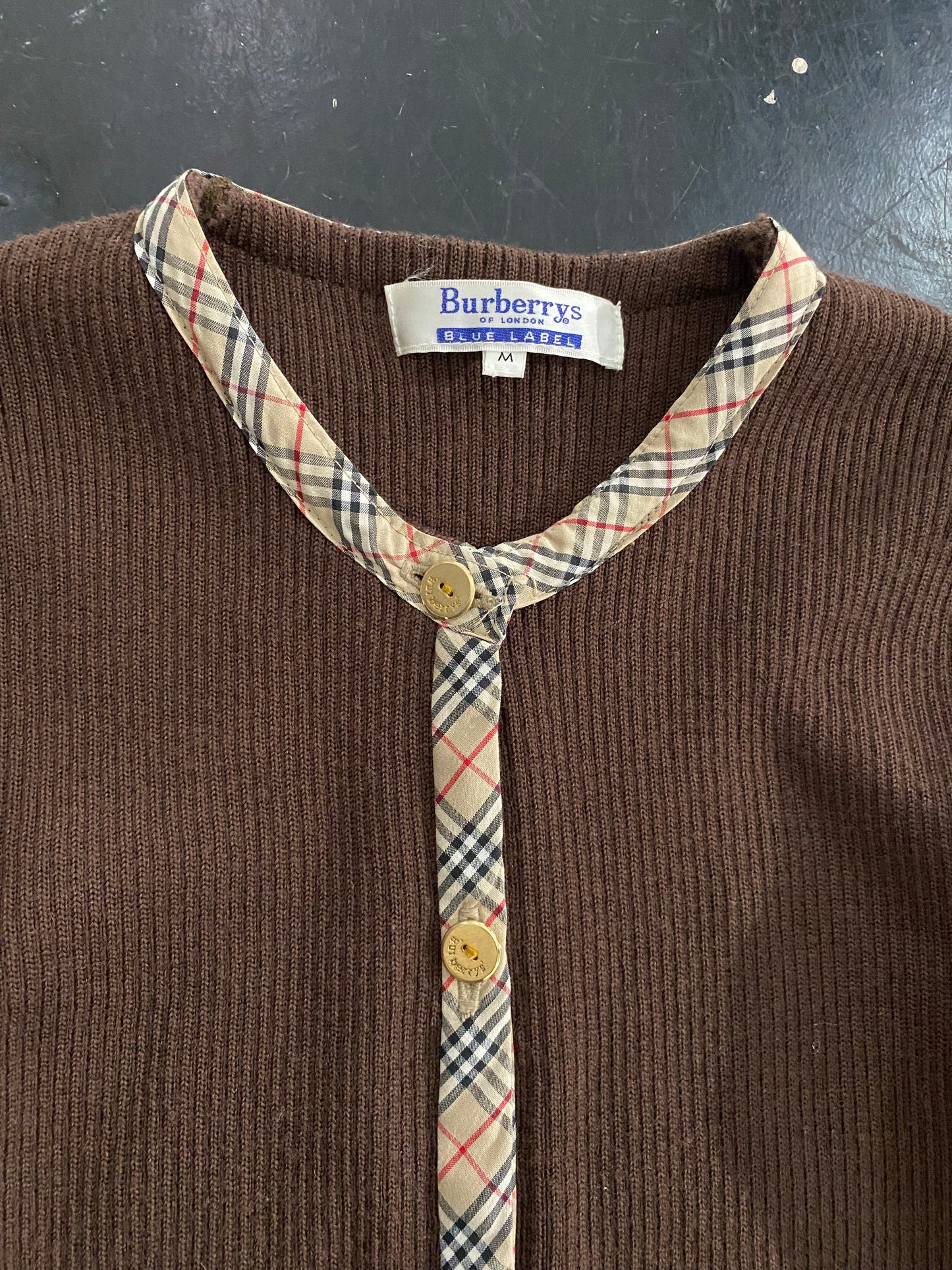 Burberrys BLUE LABEL wool cardigan