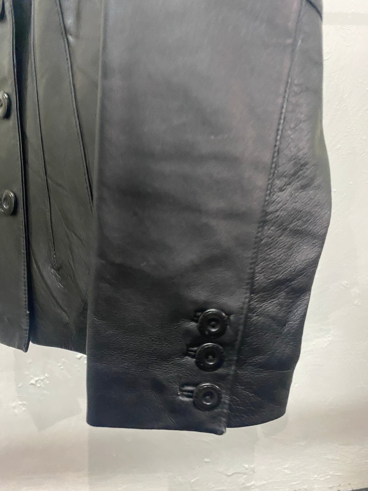 east5th double leather jacket