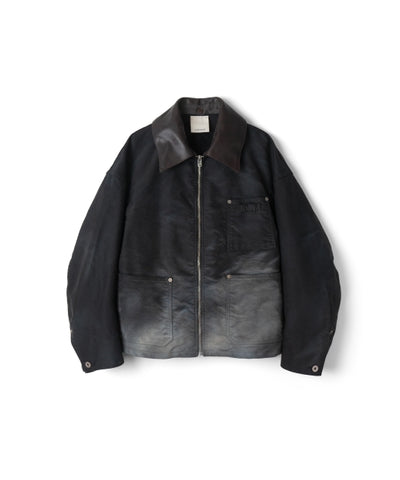 refomed / NEXT MAN MOLESKIN JACKET BLACK