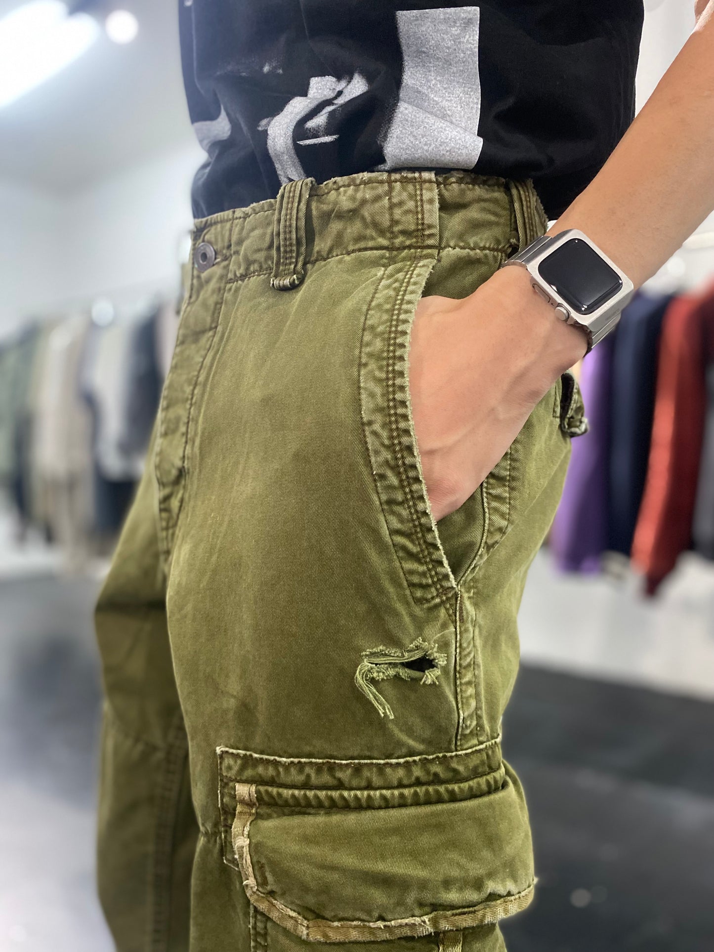 GAP button fly cargo pants