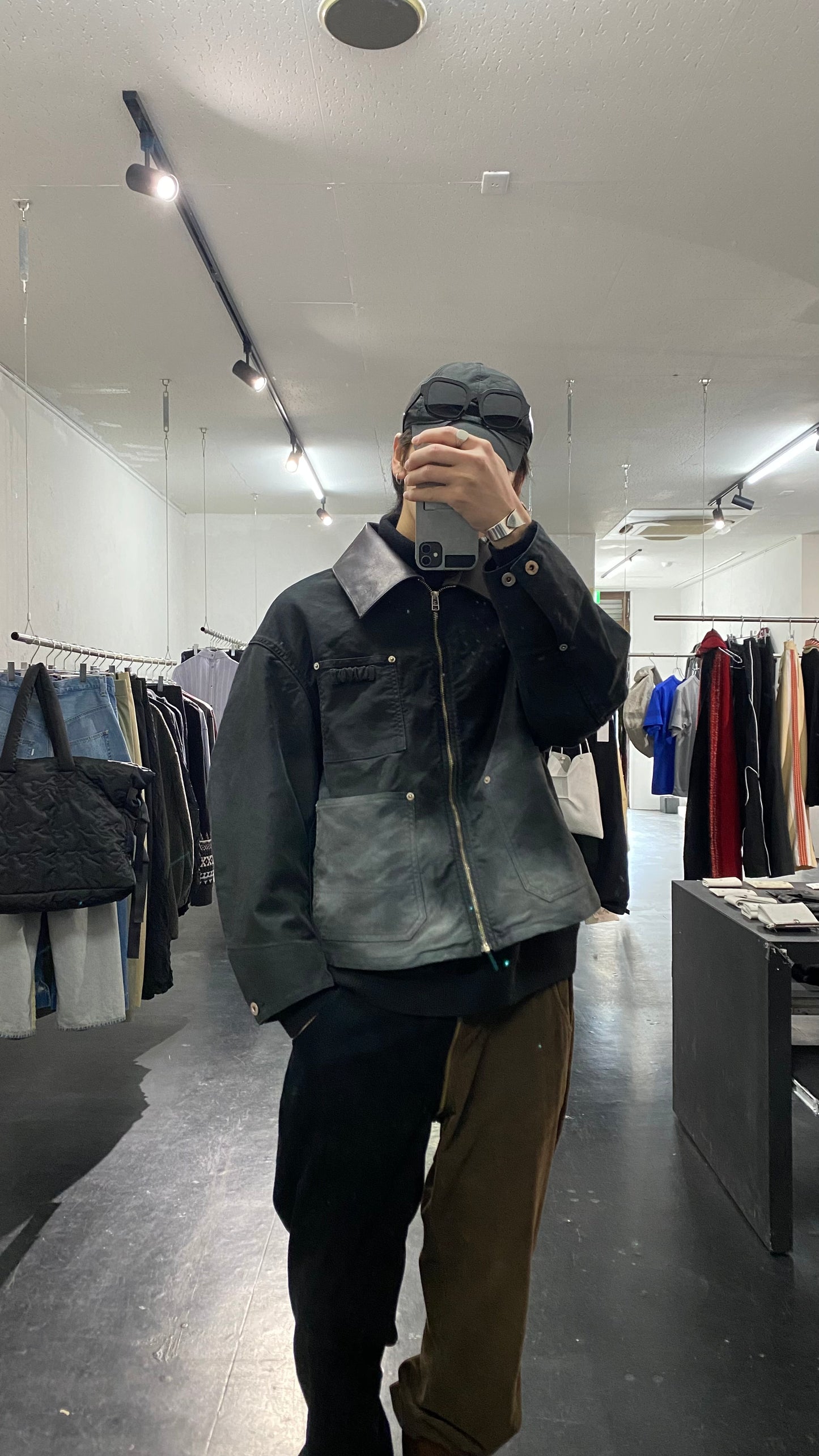 refomed / NEXT MAN MOLESKIN JACKET BLACK