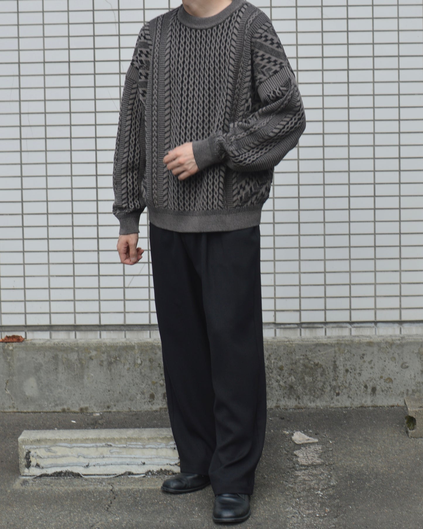 YASHIKI Fubuki Knit GREIGE