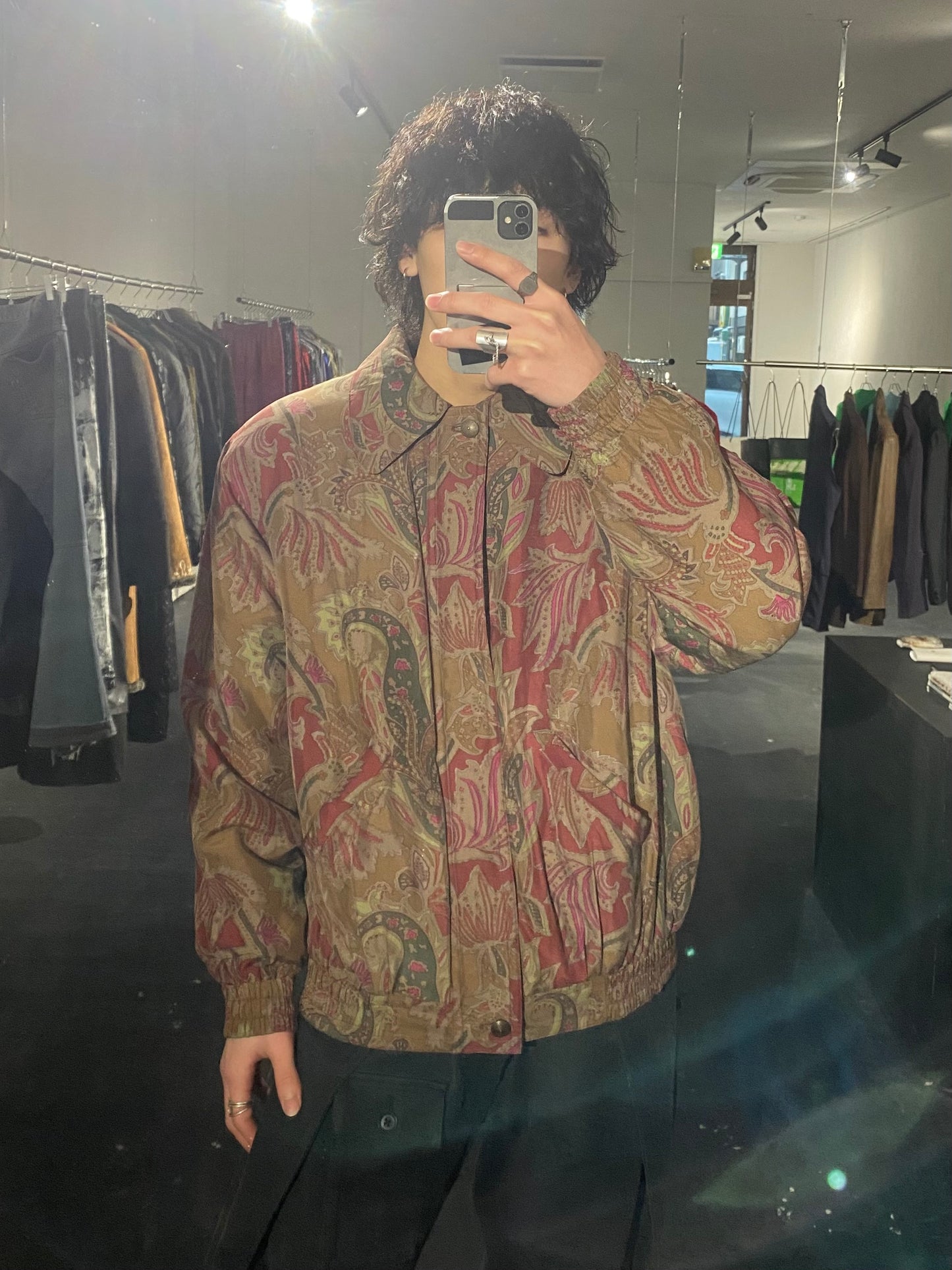 allover pattern jacket