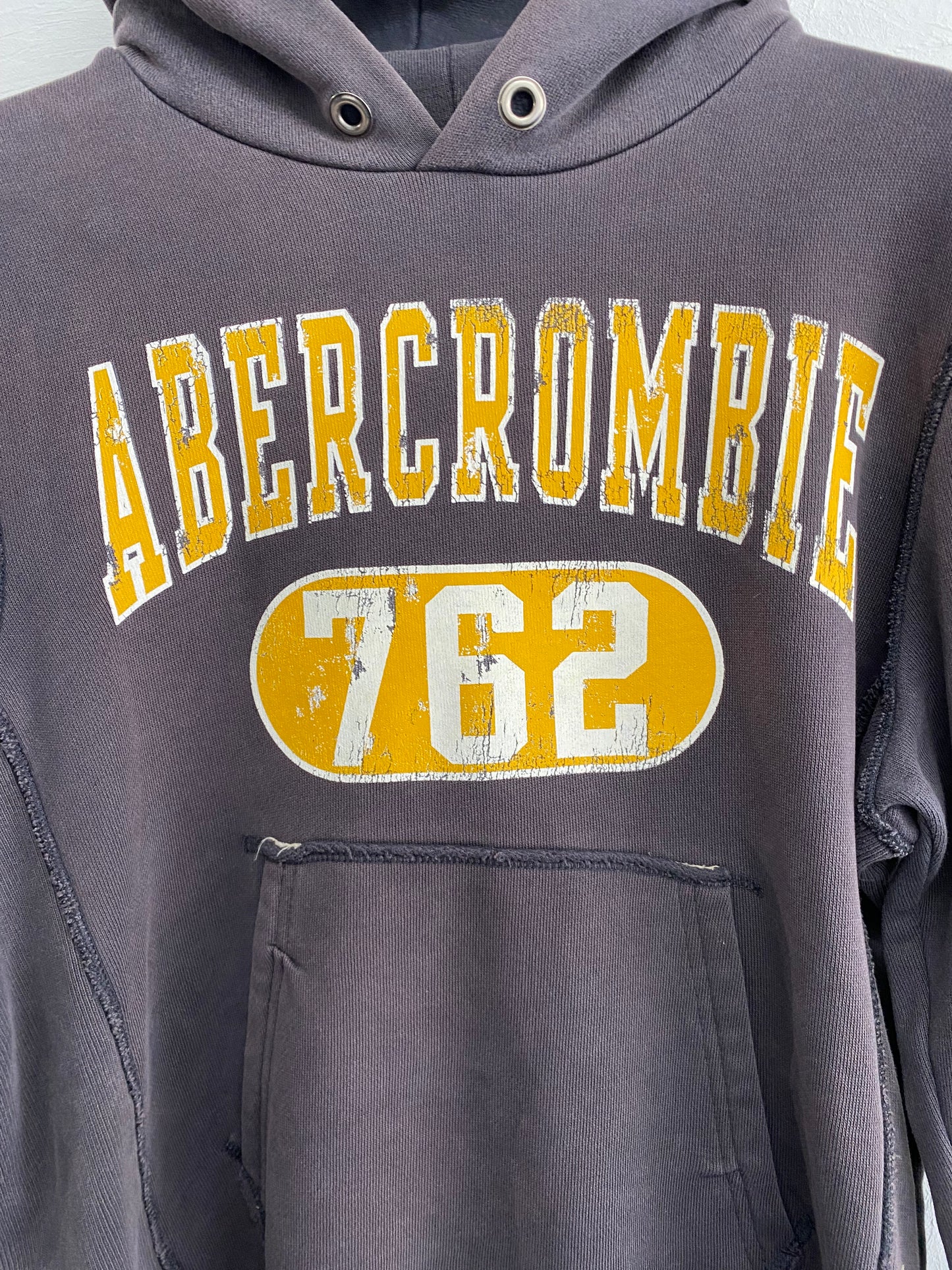 90s Abercrombie & Fitch logo hoodie
