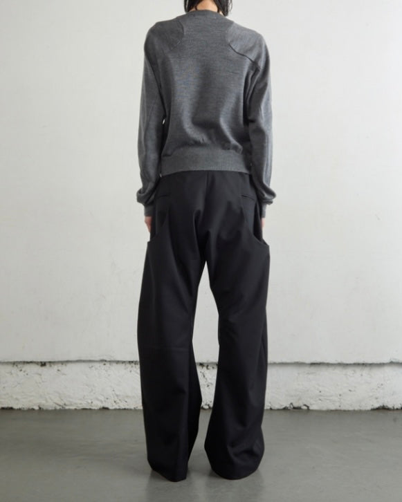 NVRFRGT CURVED LEG UTILITY TROUSERS