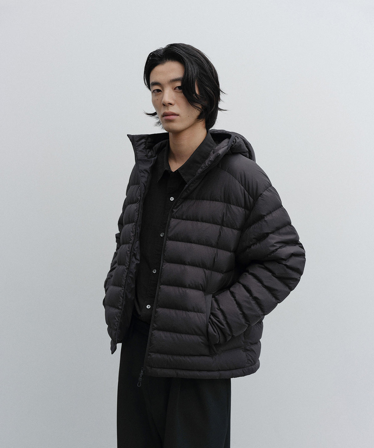 ANOTHER OFFICE Cloudy Paneled Down Jacket