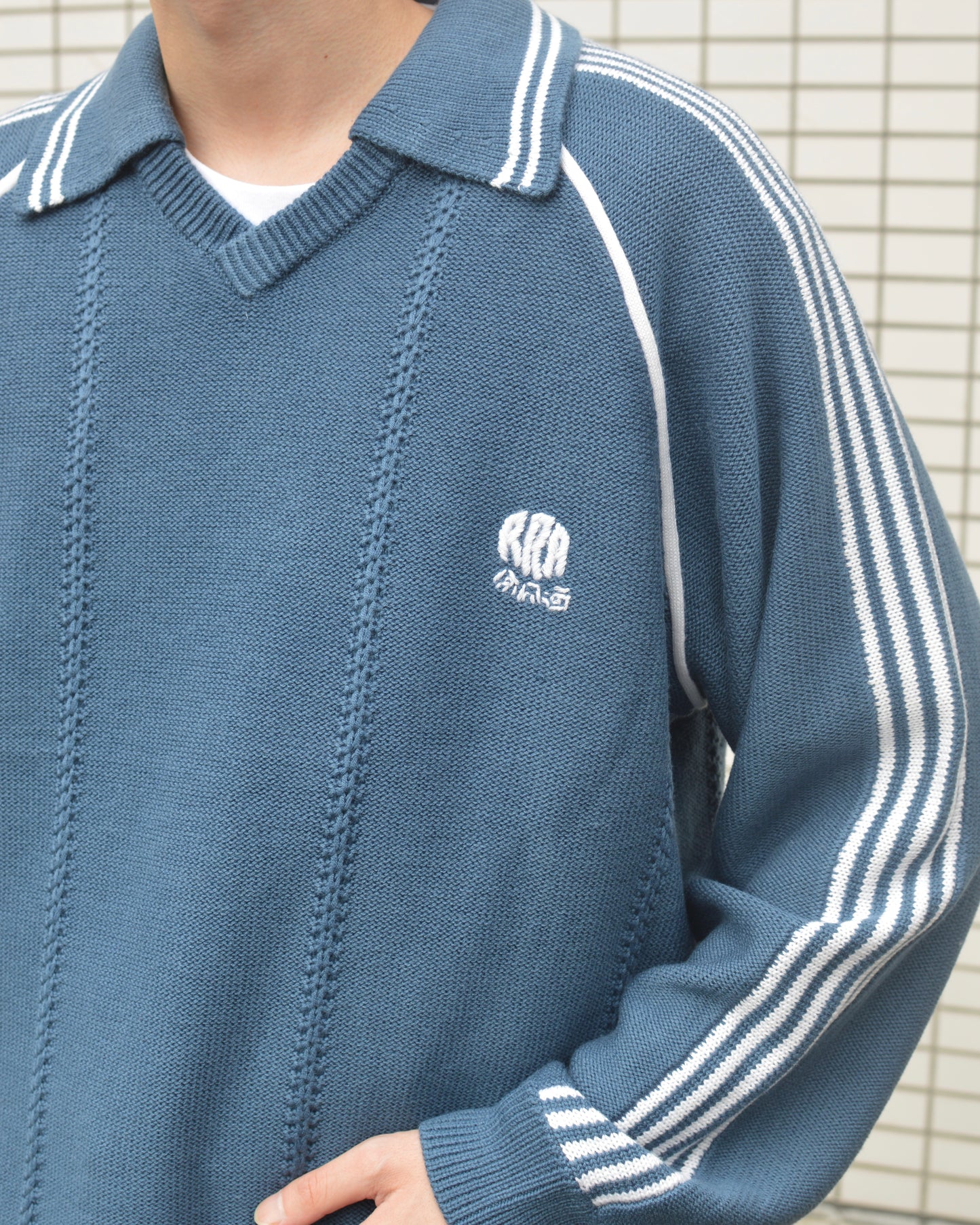 RICE NINE TEN / KNITTING GAME SHIRT