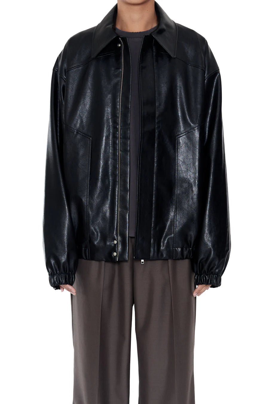 ジャケット・アウター CODA SYNTHETIC LEATHER OVERSIZED JACKET CODA SYNTHETIC LEATHER OVERSIZED JACKET