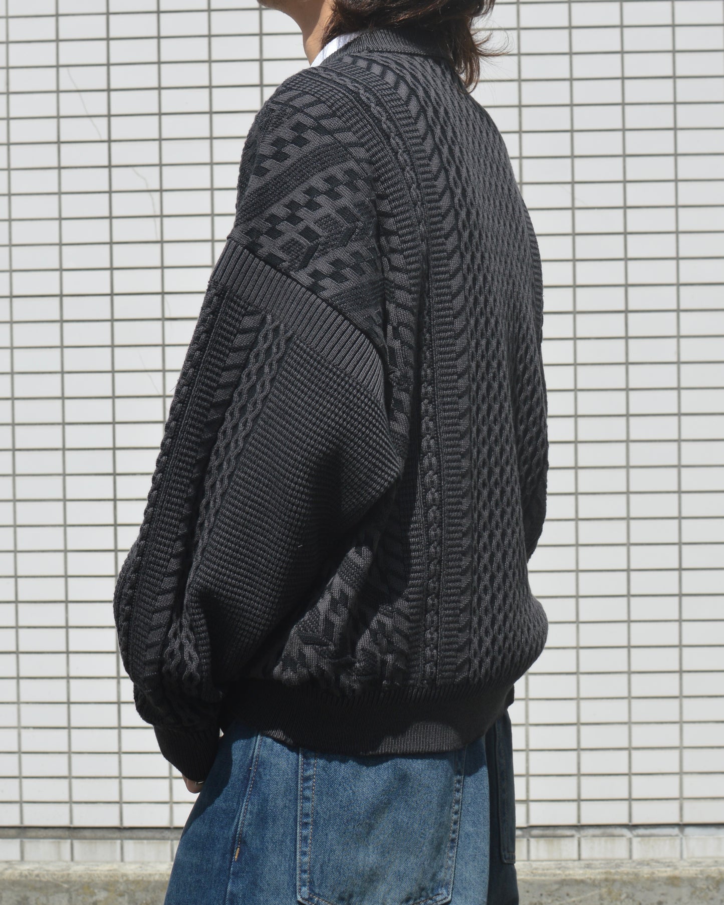 YASHIKI Fubuki Knit BLACK