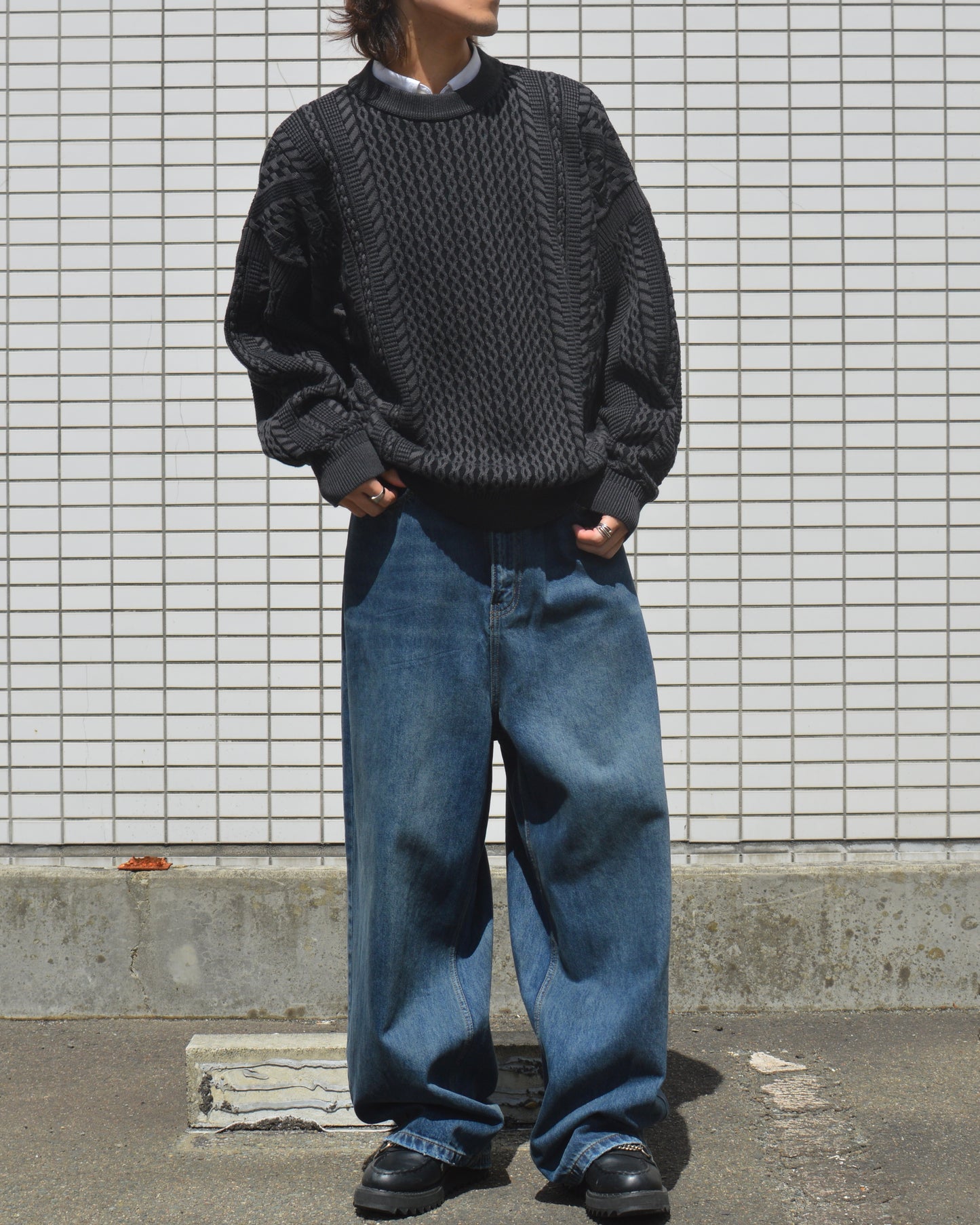 YASHIKI Fubuki Knit BLACK