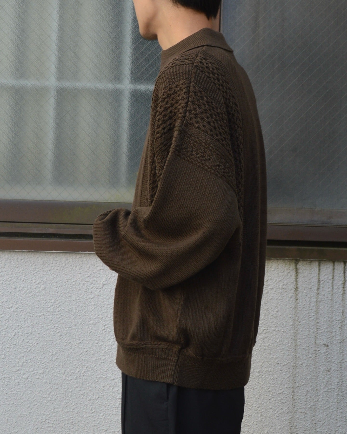 YASHIKI Hatsuyuki Knit BROWN