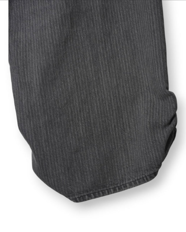 refomed FRESH MAN DENIM WIDE PANTS by EDWIN "STRIPE" BLACK STRIPE