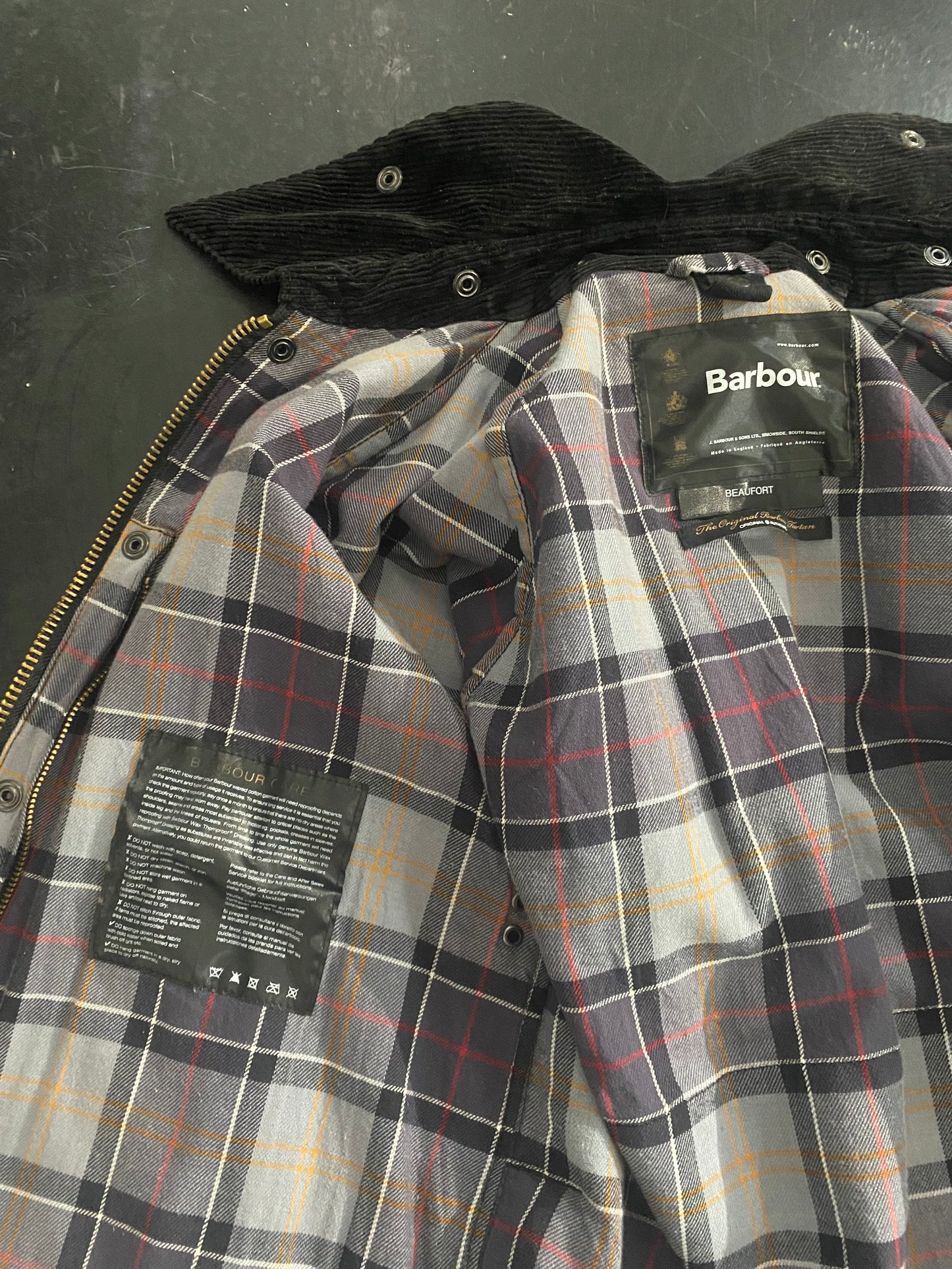 00s Barbour 『BEAUFORT』waxed cotton jacket