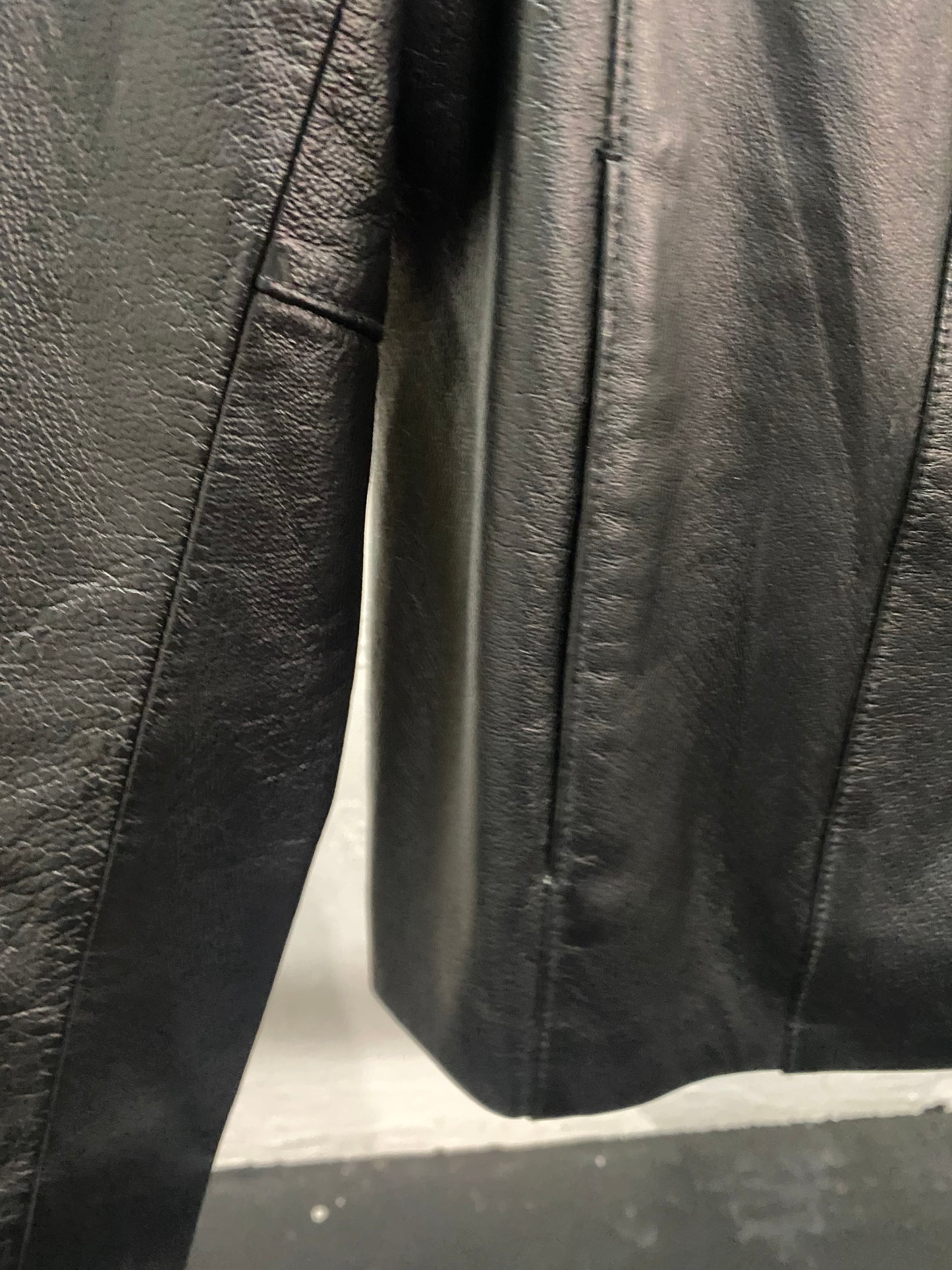 east5th double leather jacket