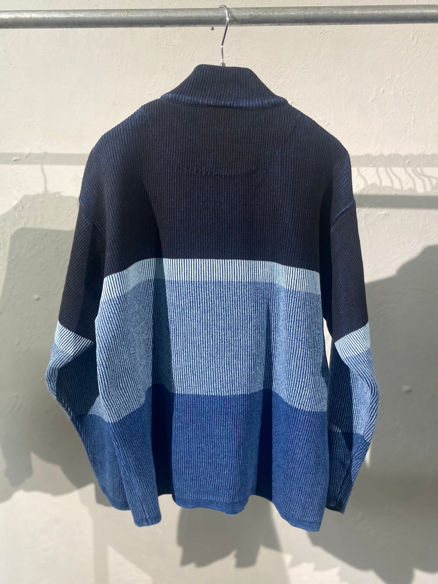 90s BLUE WILLI'S indigo dyed cotton knit