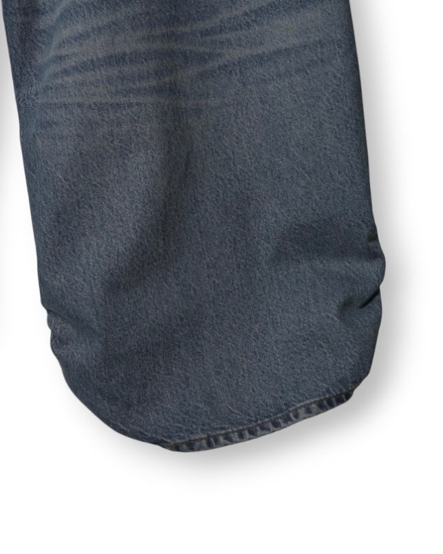refomed FRESH MAN DENIM WIDE PANTS by EDWIN "USED" LIGHT INDIGO