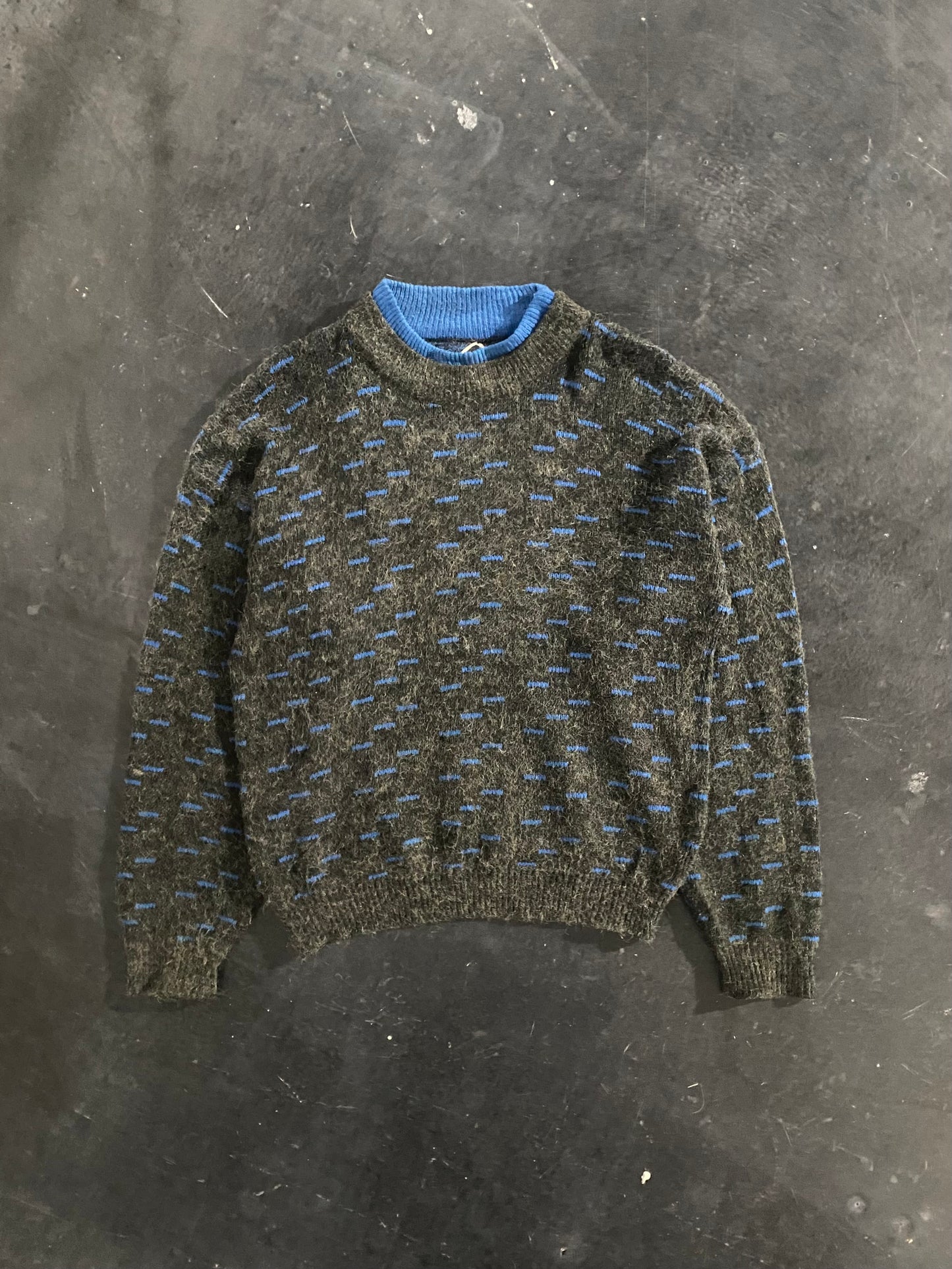 layered neck knit