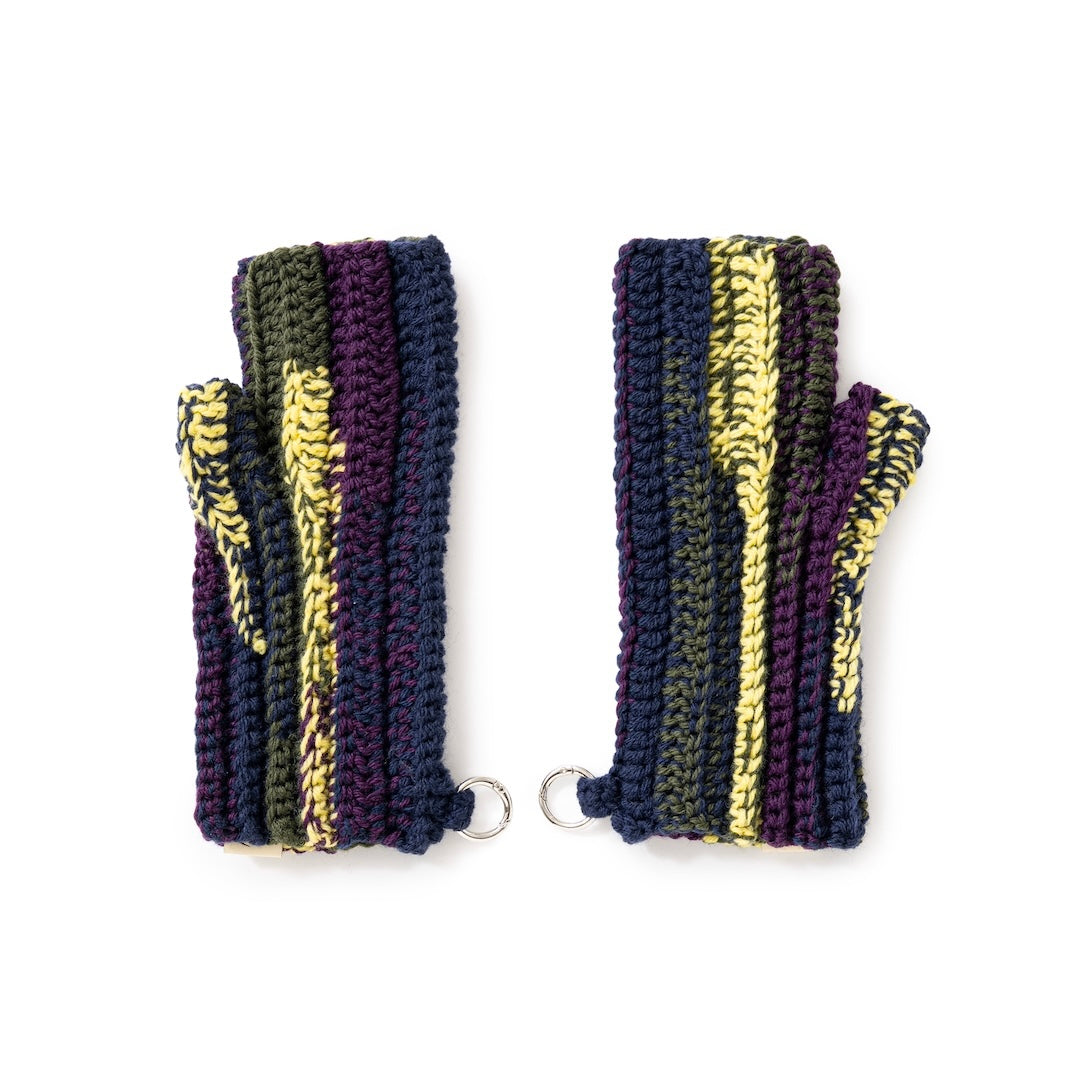 SOL HAND-KNITTED FINGERLESS GLOVES