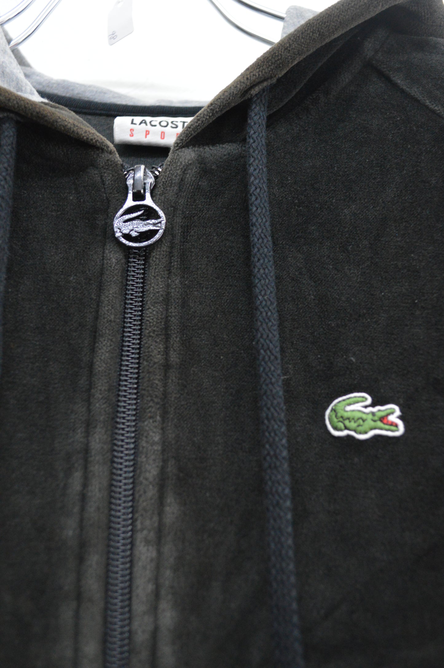 LACOSTE velours zip foodie