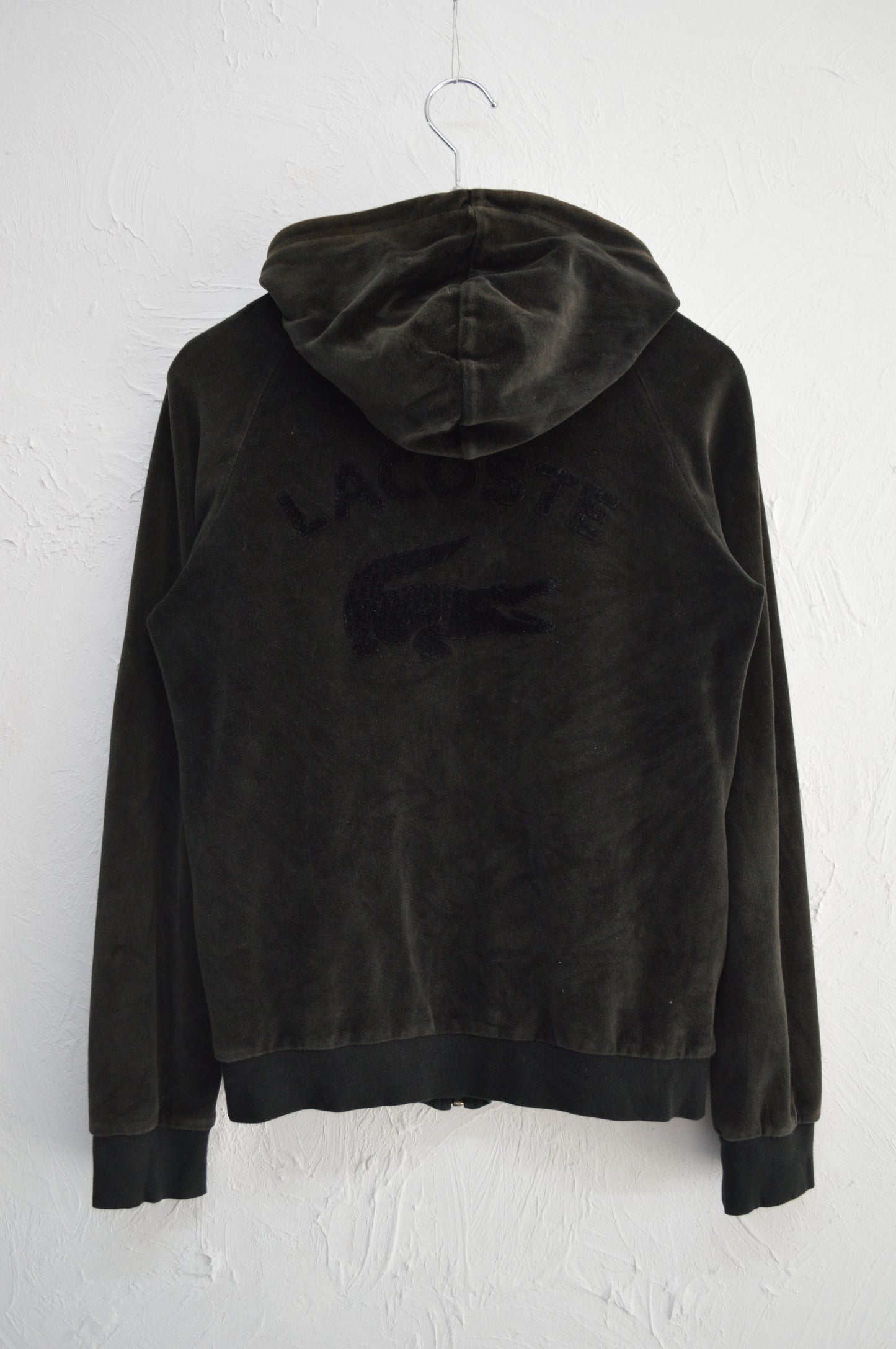 LACOSTE velours zip foodie
