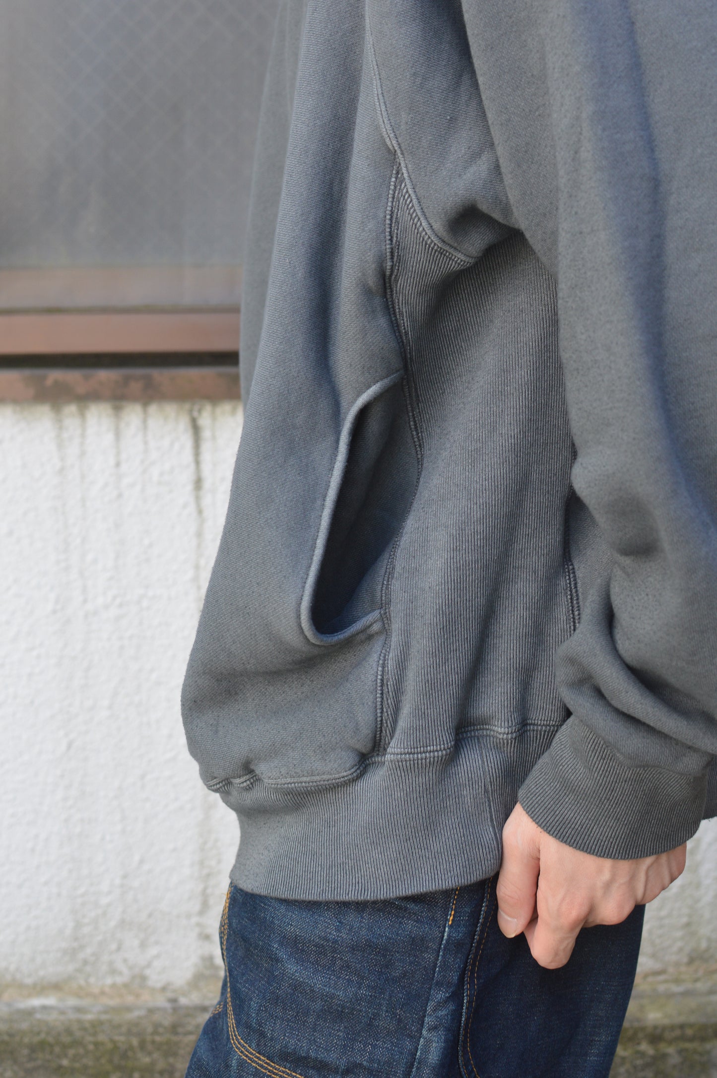 SUGARHILL CREW NECK SWEAT PULLOVER SAGE