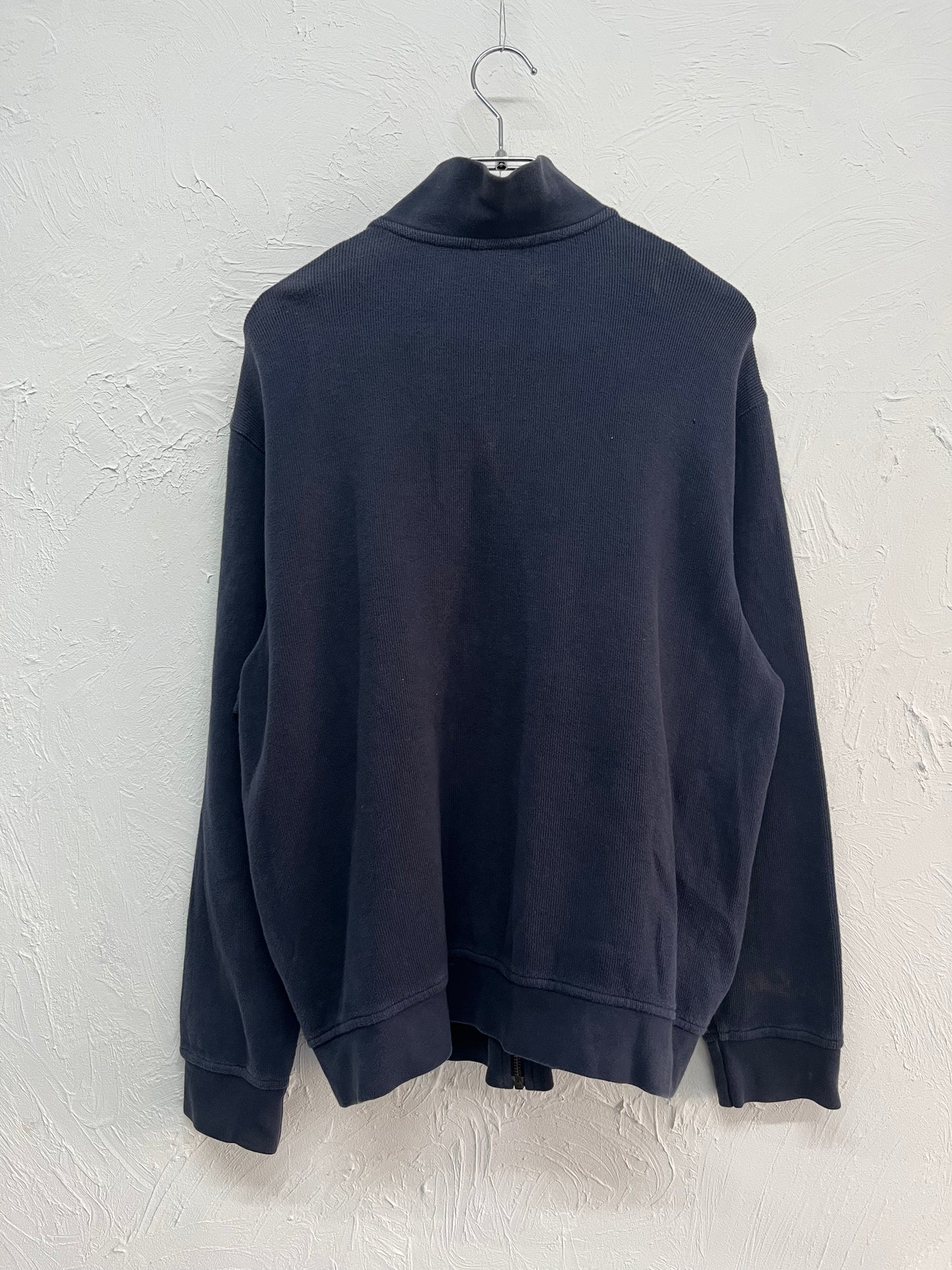 L.L.Bean cotton zipped knit