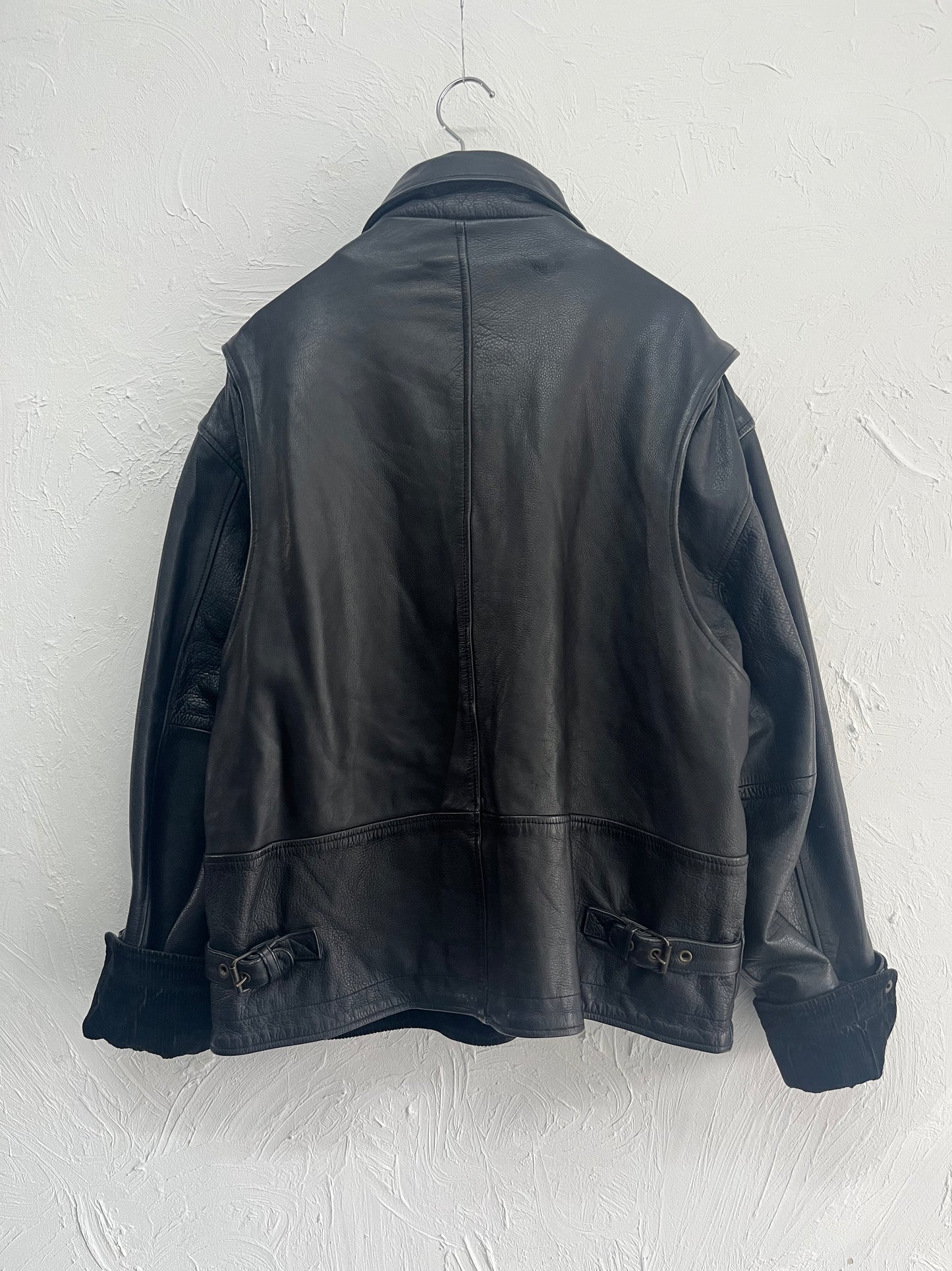 single leather jacket