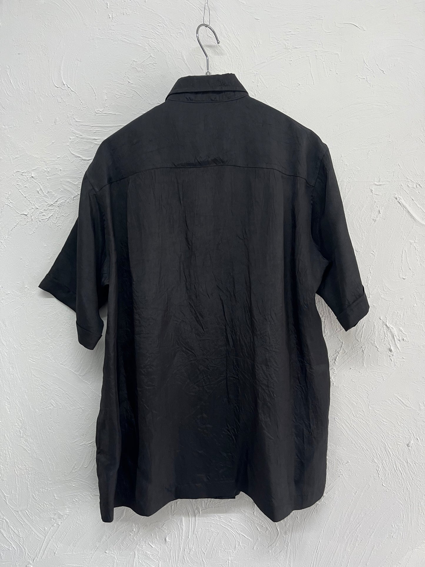 fluss / gathered flap half sleeve shirts