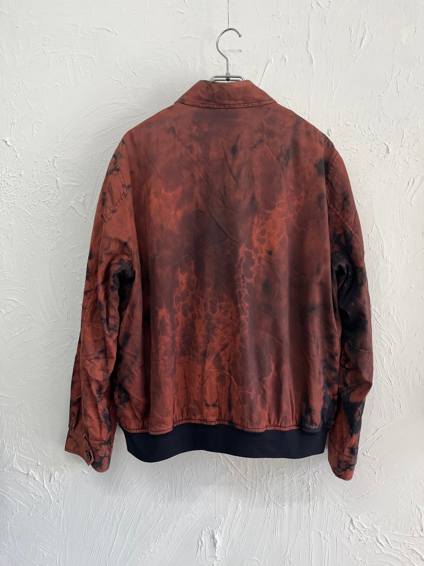 Brooks Brothers tie dye zip blouson