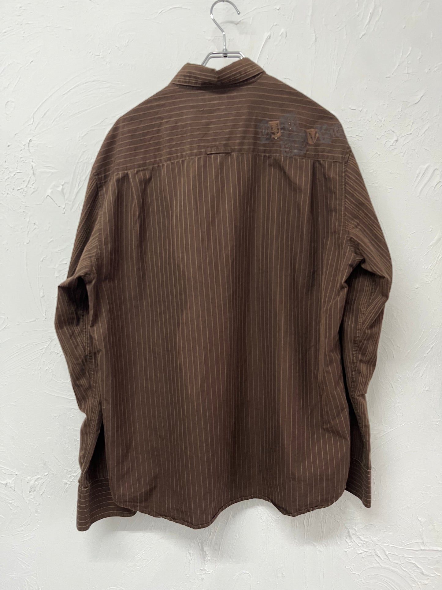 embroidery stripe shirt